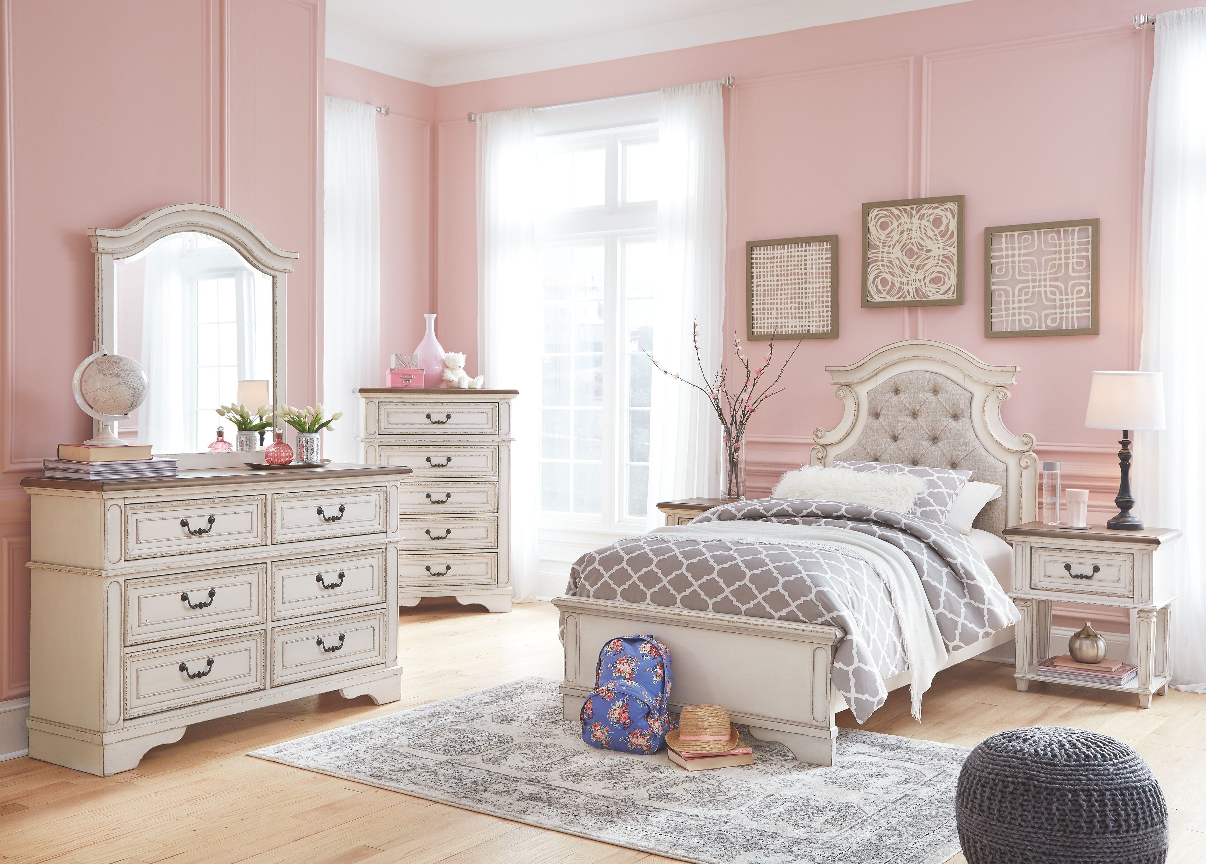 Signature Design by Ashley® Realyn - Panel Bed | Meri Furniture