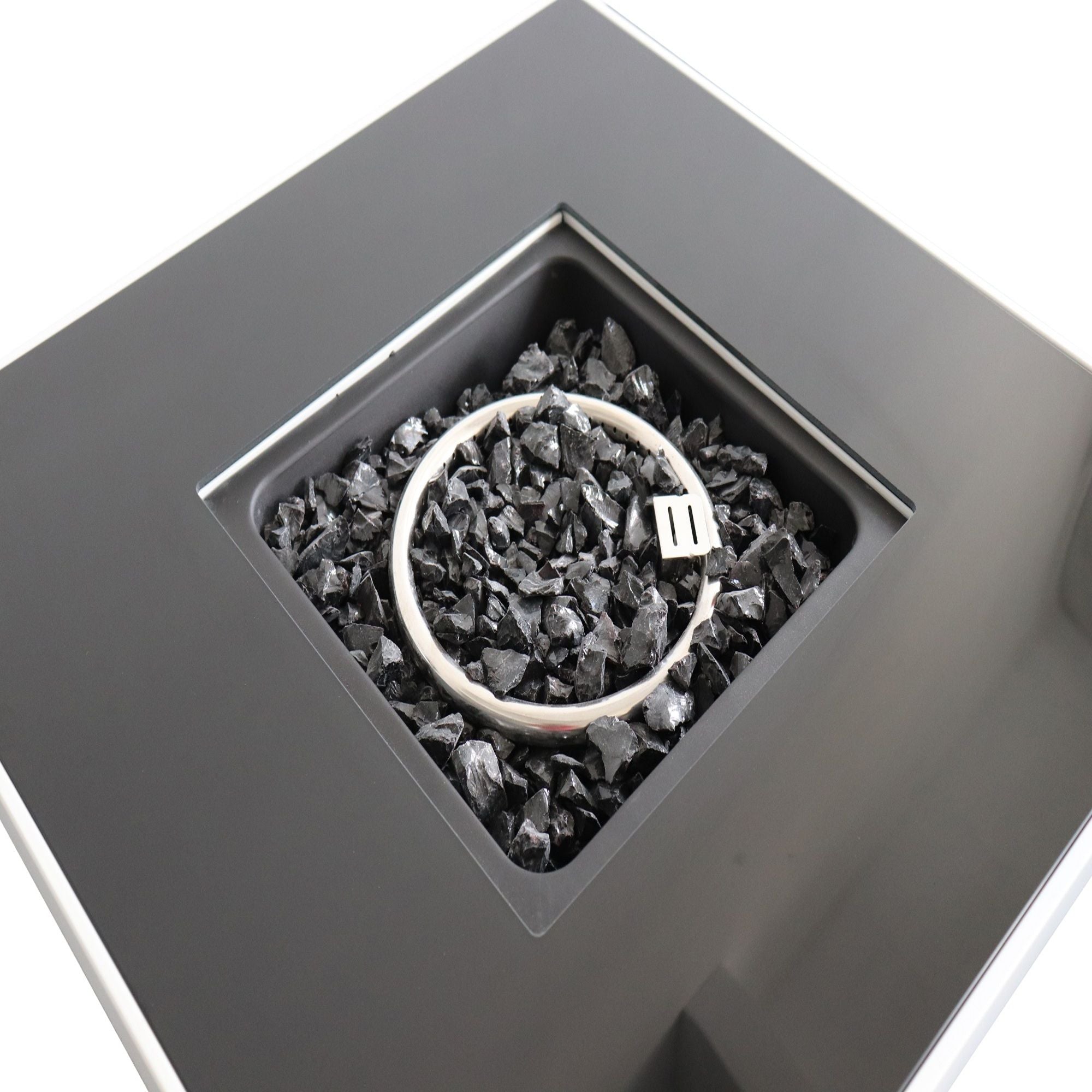 Powdercoated Fire Pit With Top