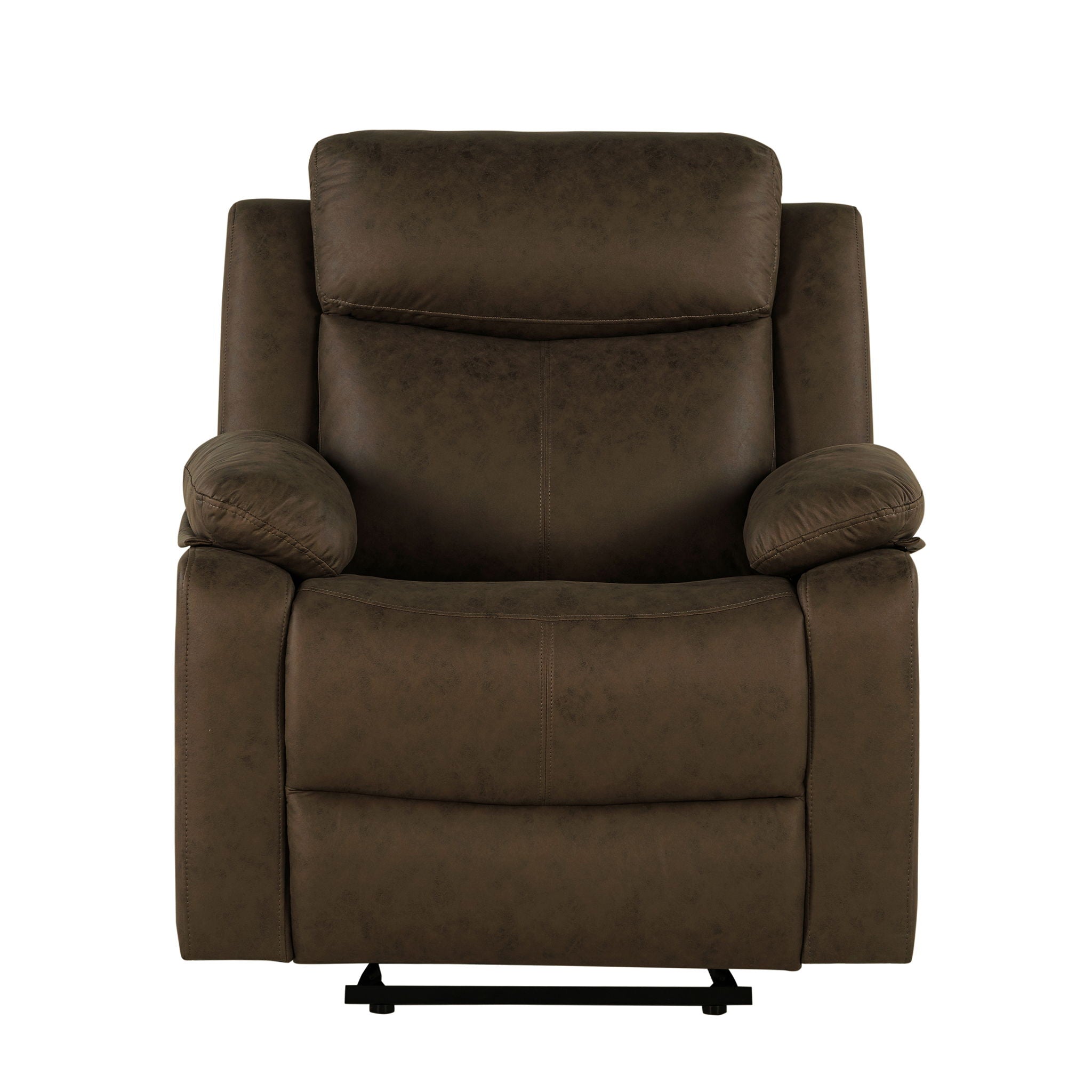 Brenda - Glider Recliner Chair With Manual Recline - Brown