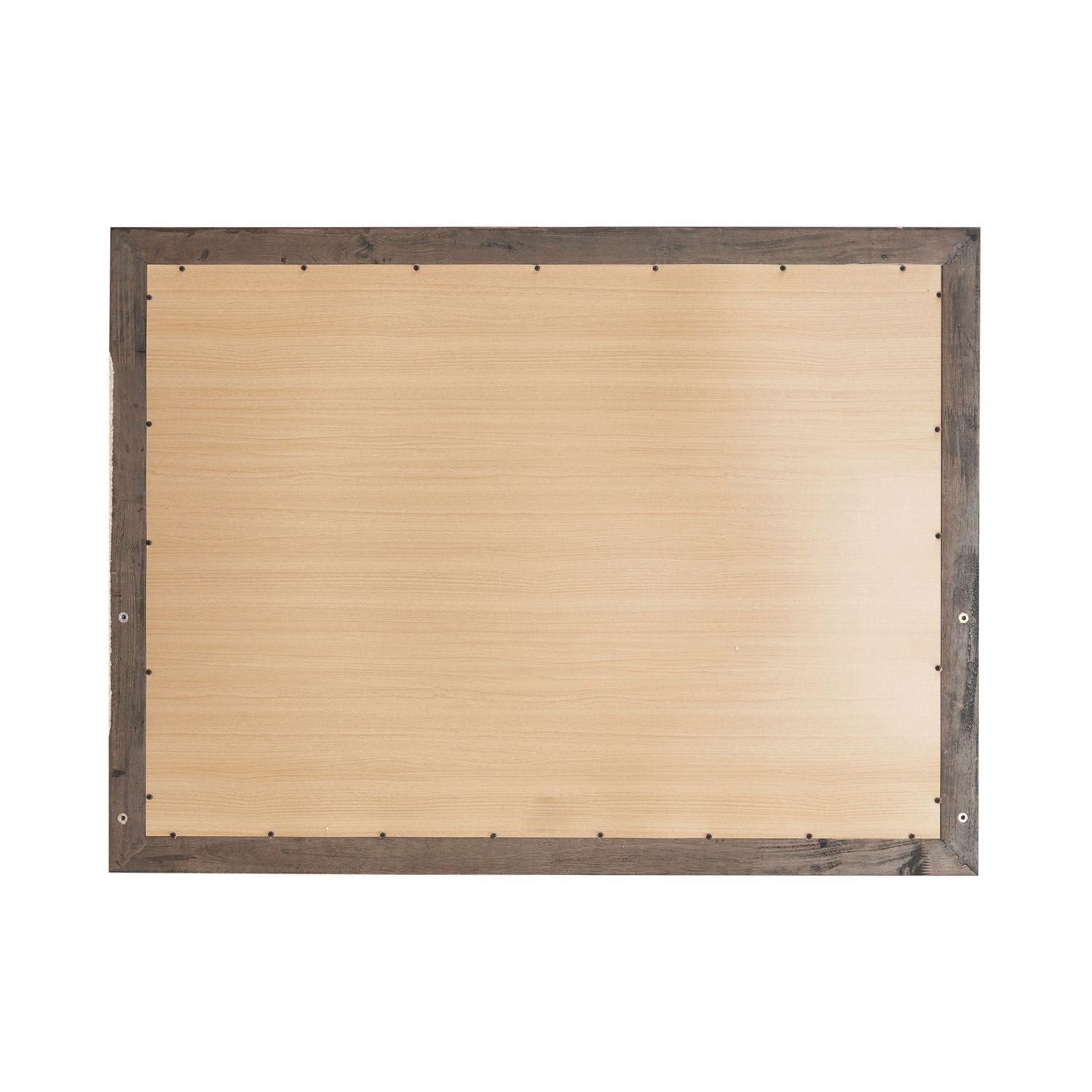 Modern Edge - Landscape Mirror - Brown
