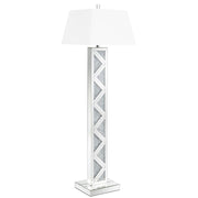 Coaster Fine Furniture Carmen - Empire Mirrored Acrylic Floor Lamp - Silver | Meri Furniture