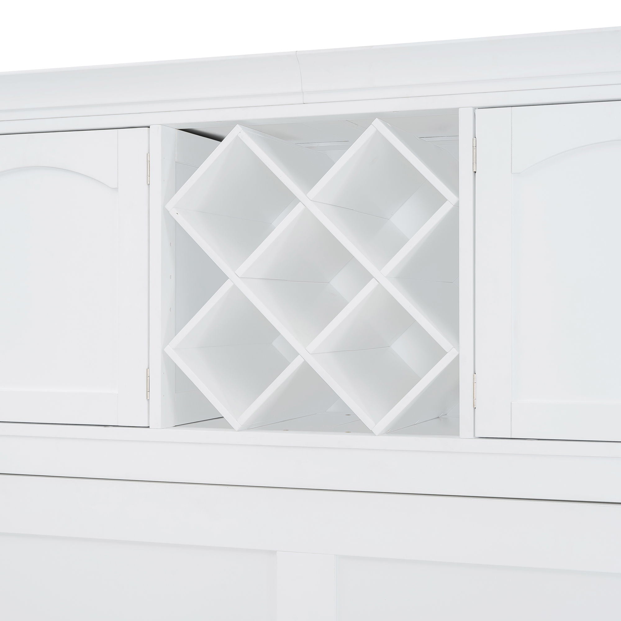 Murphy Wall Bed With Top Cabinets & Wine Rack