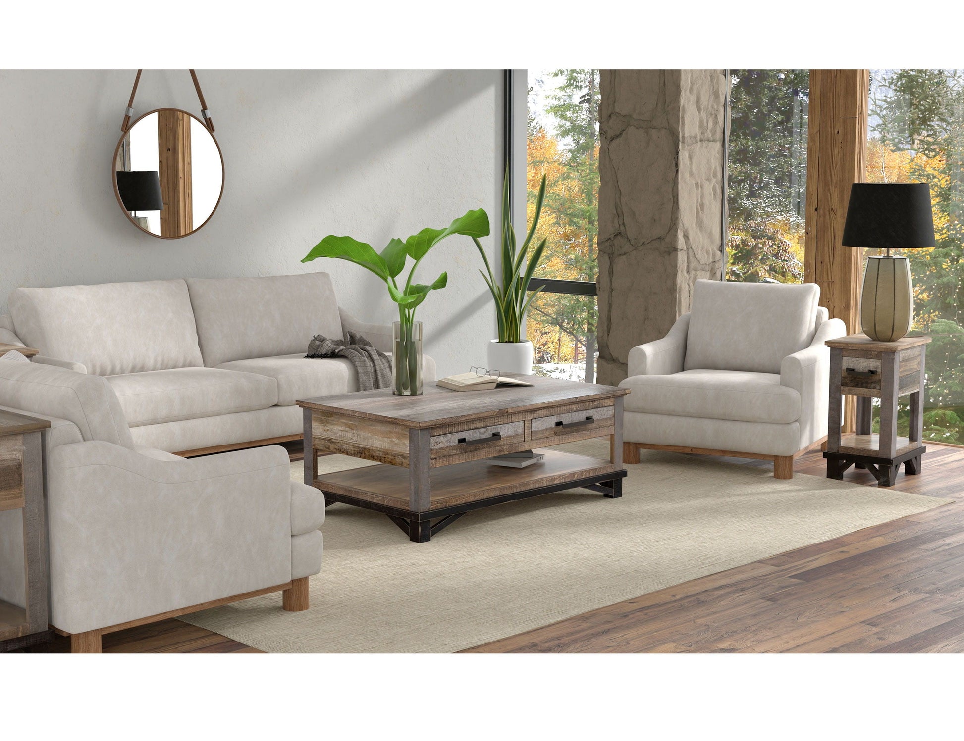 International Furniture Direct Olimpia - Sofa - Marfil | Meri Furniture