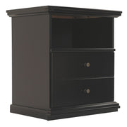 Maribel - One Drawer Night Stand - Black