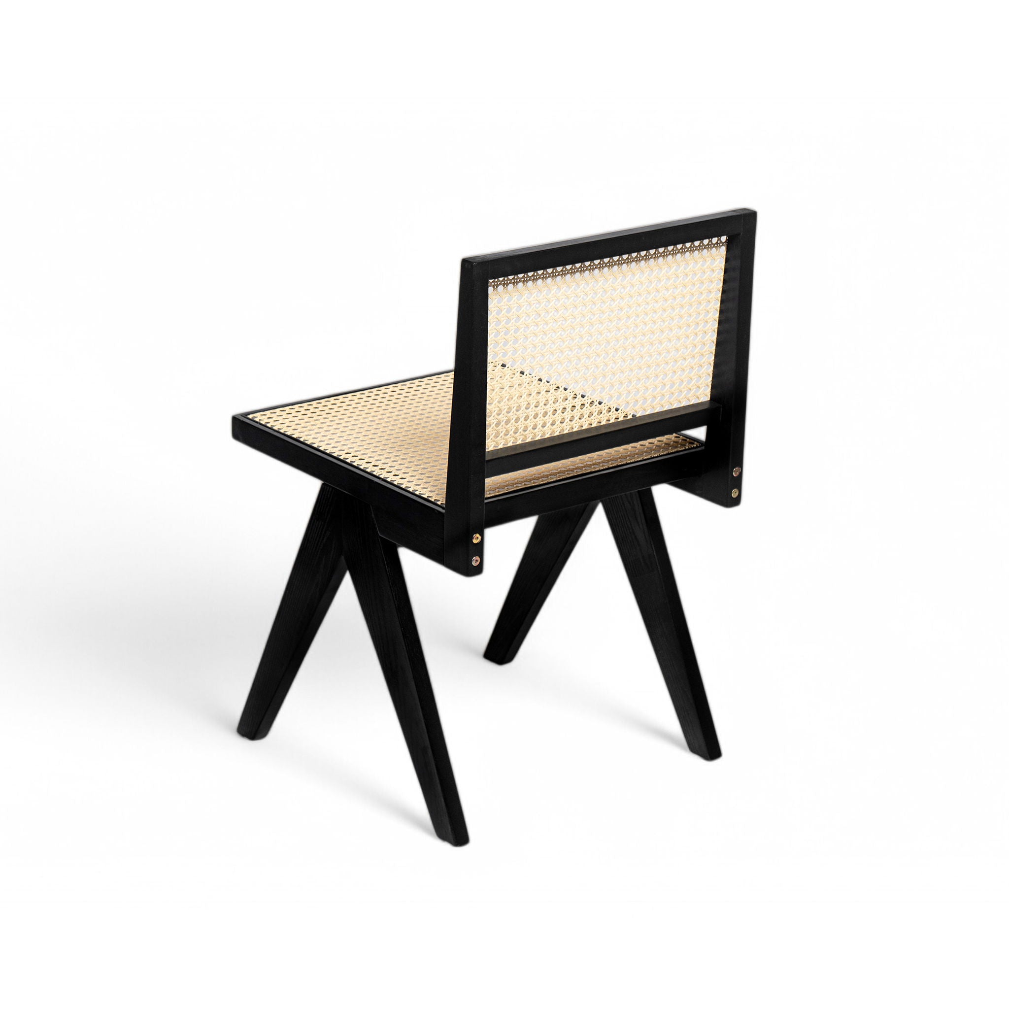 Chandigarh Dining Room Chairs With Natural Rattan (Set of 2)