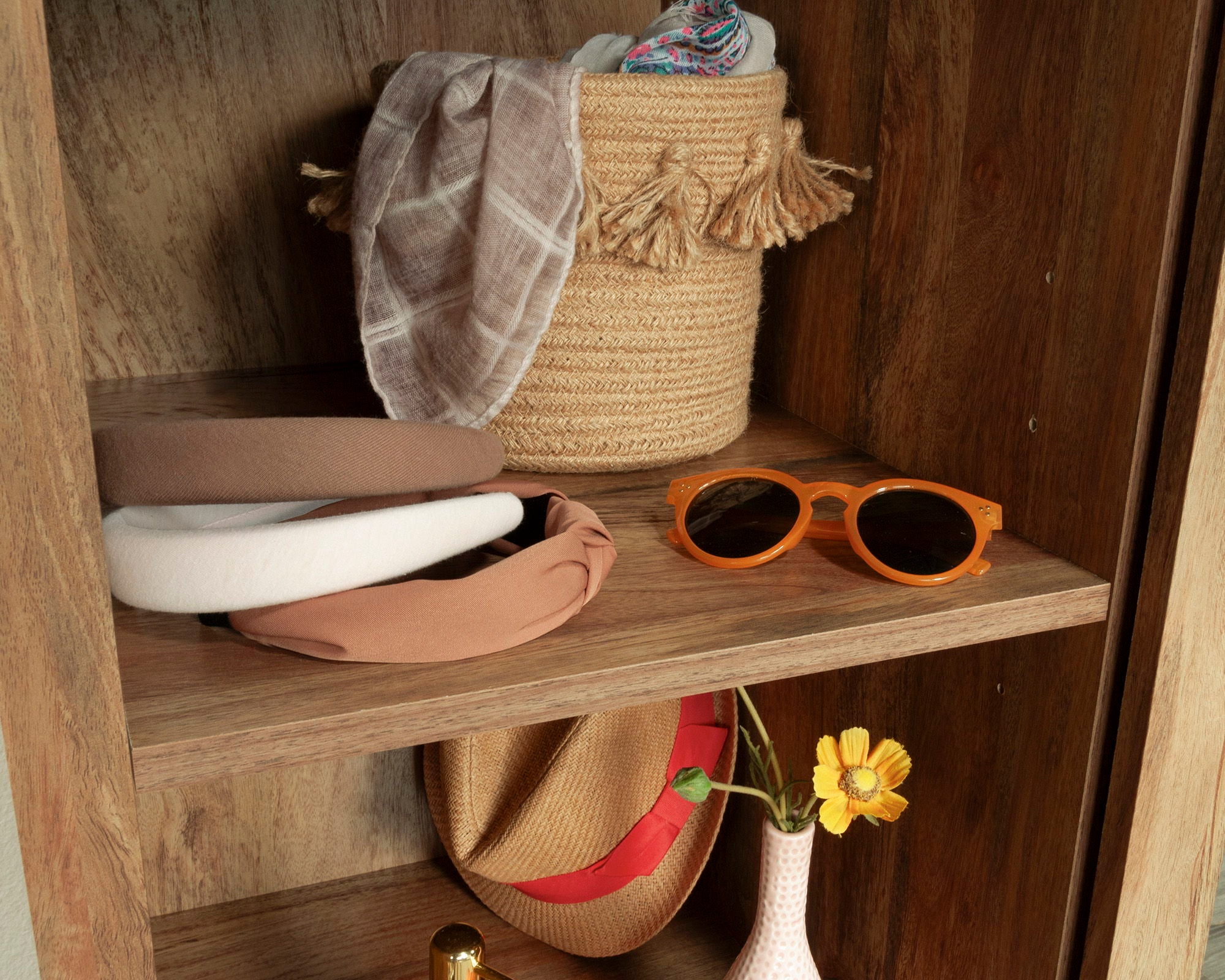 Wardrobe Cabinet in Sindoori Mango