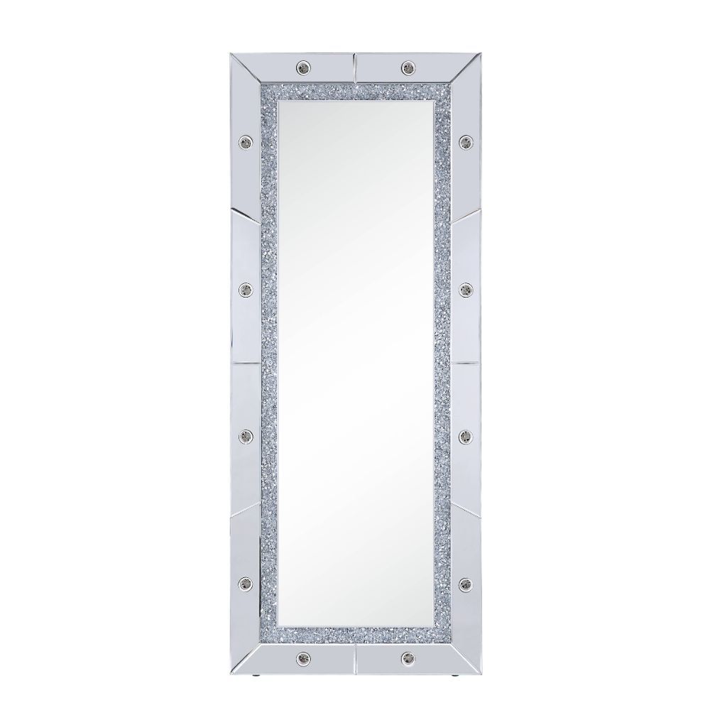 ACME Noralie - Accent Floor Mirror - Mirrored - 63" | Meri Furniture