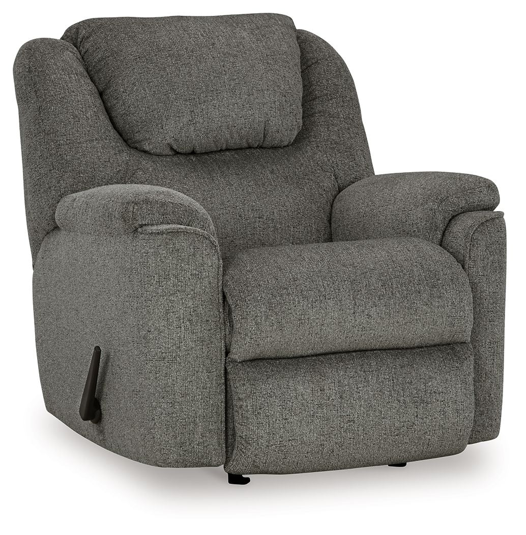 Signature Design by Ashley® Bindura - Mineral - Rocker Recliner | Meri Furniture