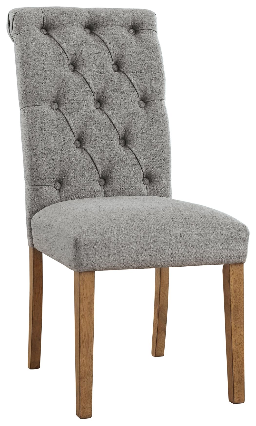Signature Design by Ashley® Harvina - Gray - Dining Uph Side Chair (Set of 2) | Meri Furniture