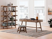Signature Design by Ashley® Lyncott - Brown - 3 Pc. - Home Office Desk, Chair, Bookcase | Meri Furniture
