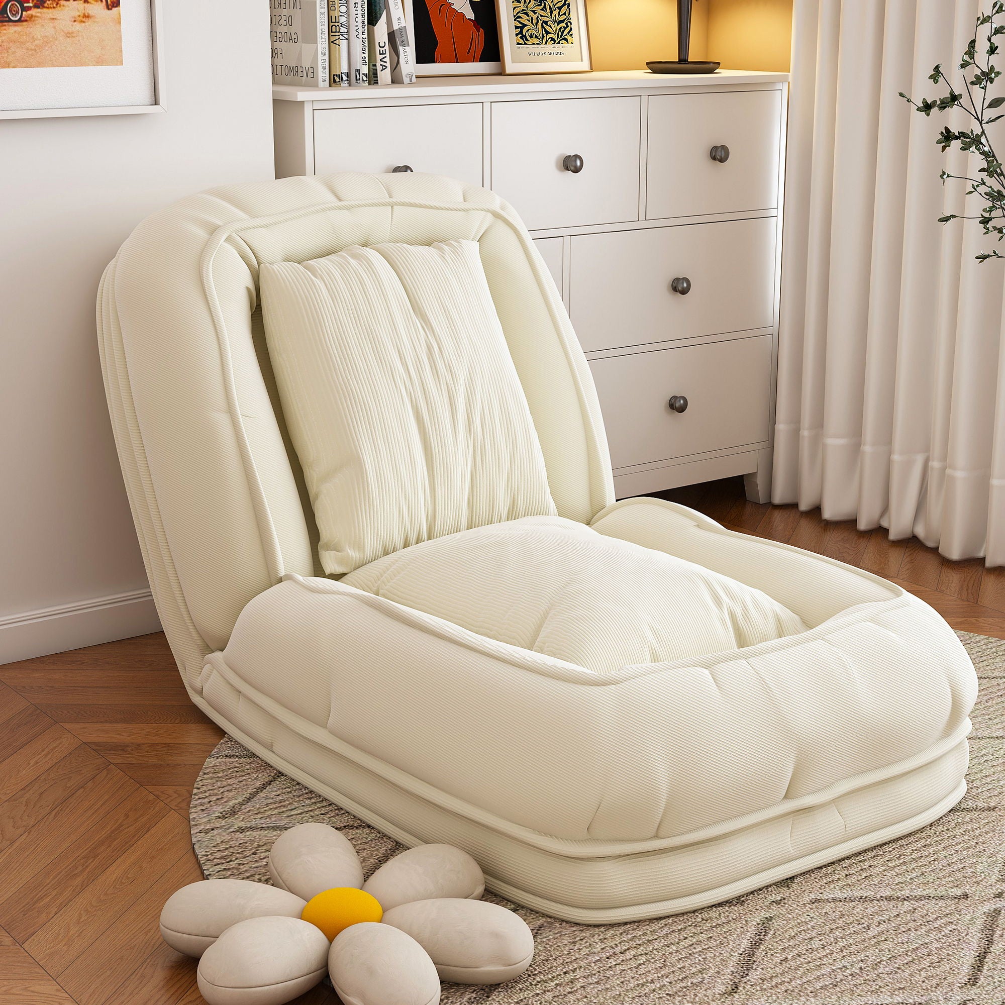 Upholstered Human Dog Bed For Adults And Pets