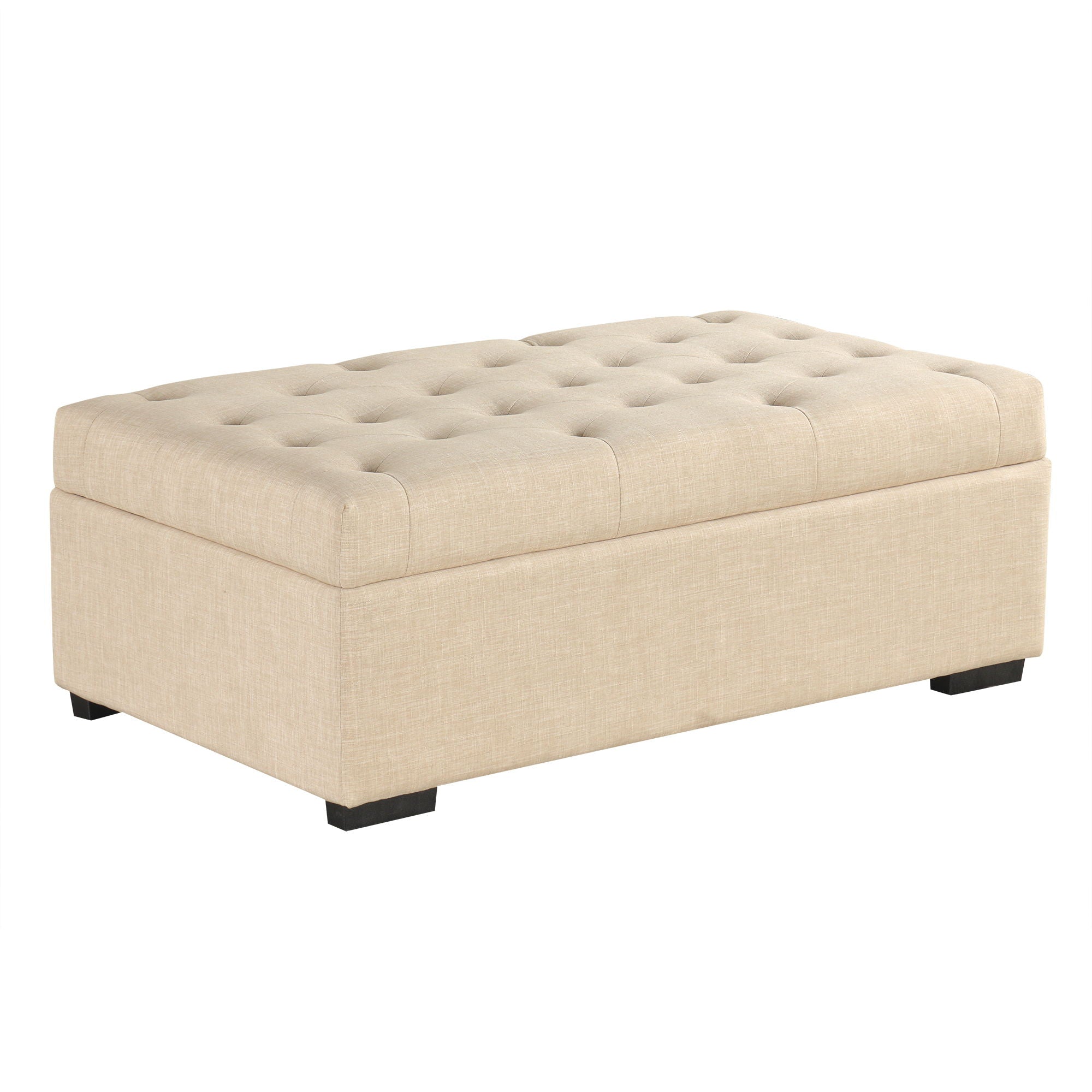 Convertible Folding Sofa Bed Ottoman With Memory Mattress And Tufted Design