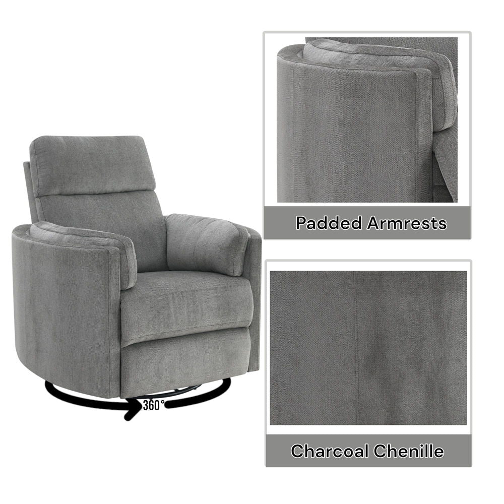 Sagen - Recliner With Swivel & Glider