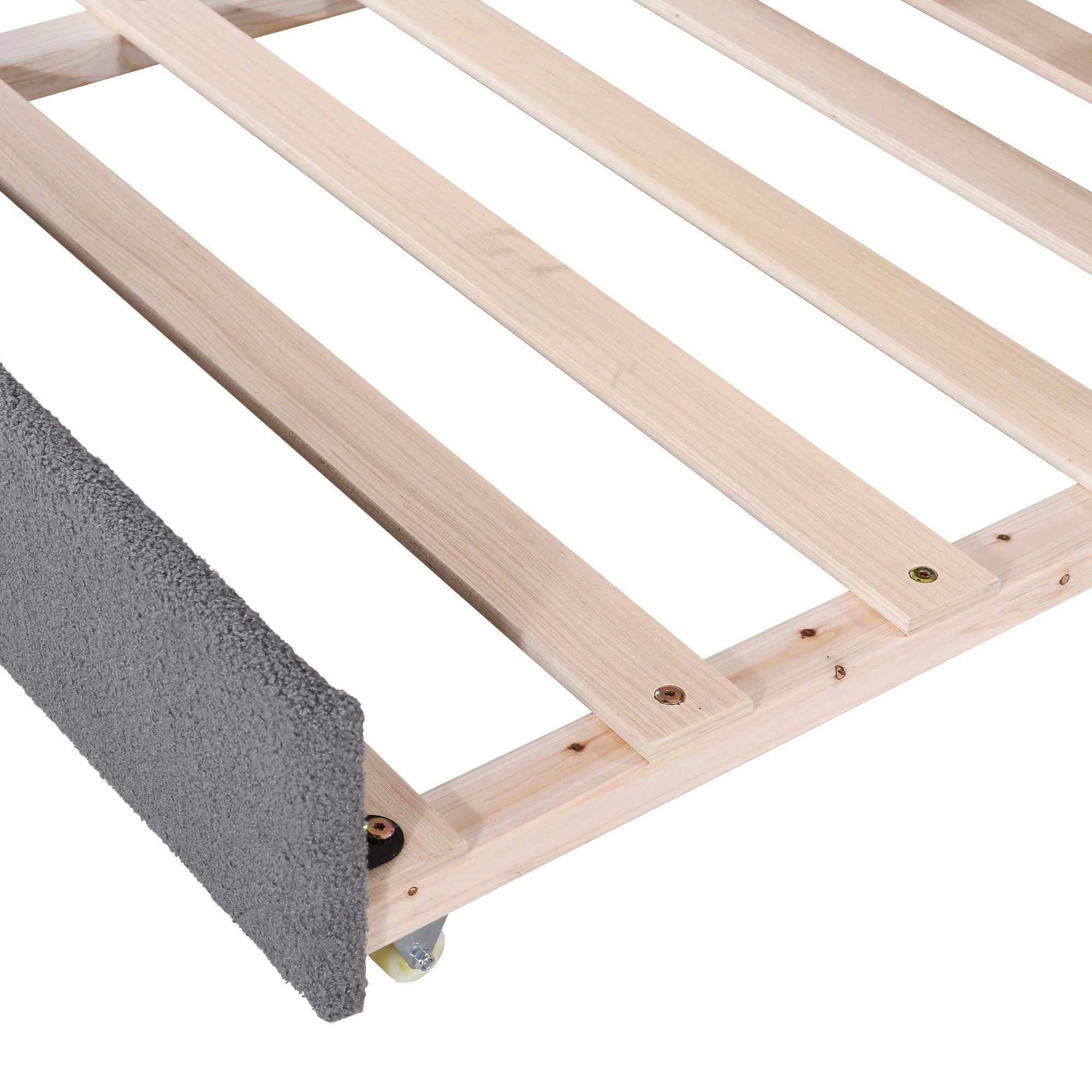 Upholstered Daybed With Storage Armrests, Trundle And Latest Integrated Bluetooth Audio System