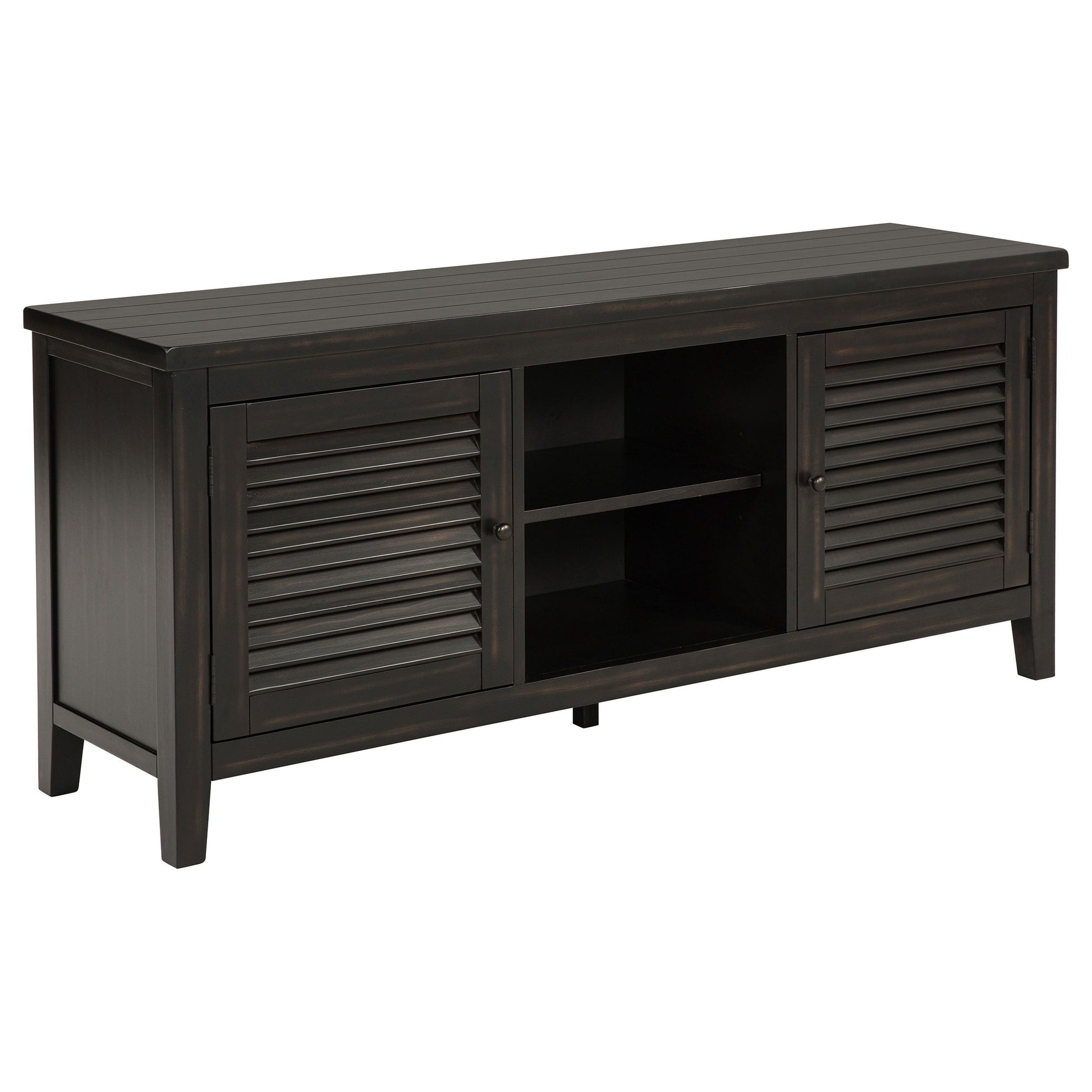 Coaster Fine Furniture Concord - 2-Door 60" TV Stand Console - Distressed Java | Meri Furniture