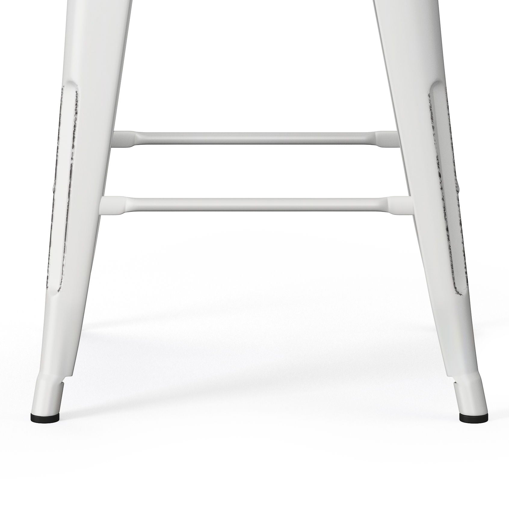 Rayne - Curved Back Metal Stool (Set of 2)