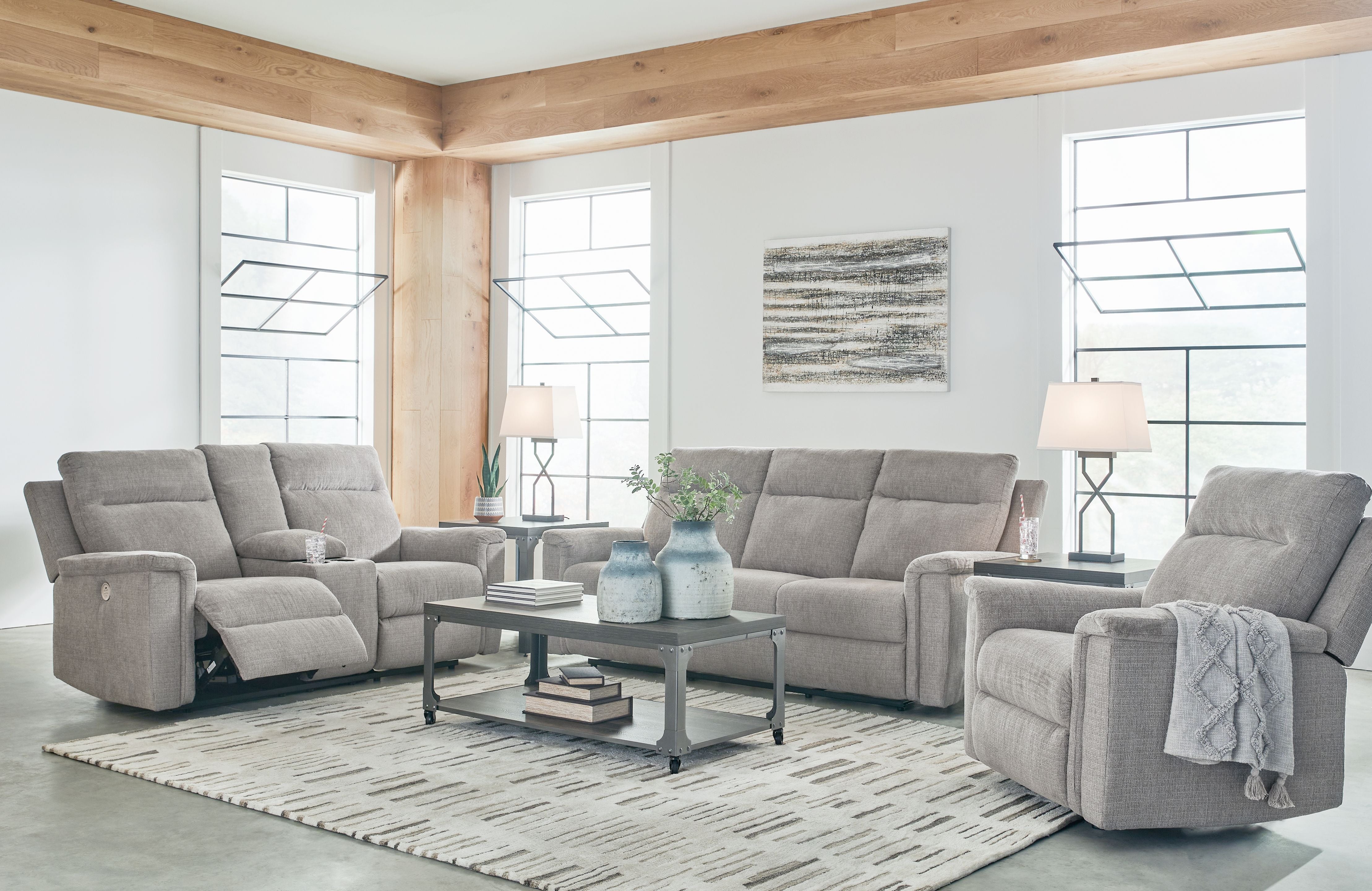 Signature Design by Ashley® Barnsana - Reclining Living Room Set | Meri Furniture
