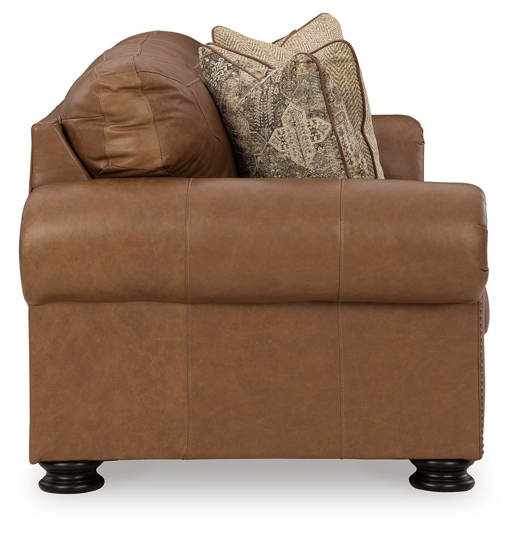 Signature Design by Ashley® Carianna - Caramel - Queen Sofa Sleeper | Meri Furniture