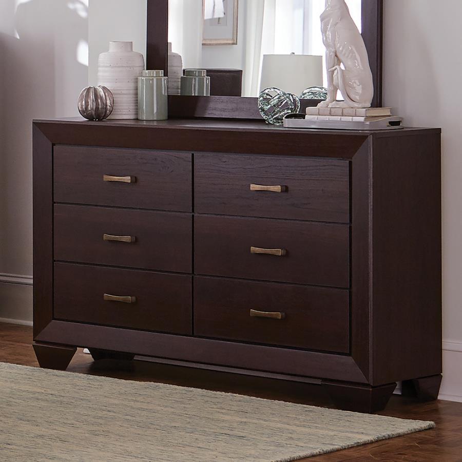Coaster Fine Furniture Kauffman - 6-Drawer Dresser | Meri Furniture