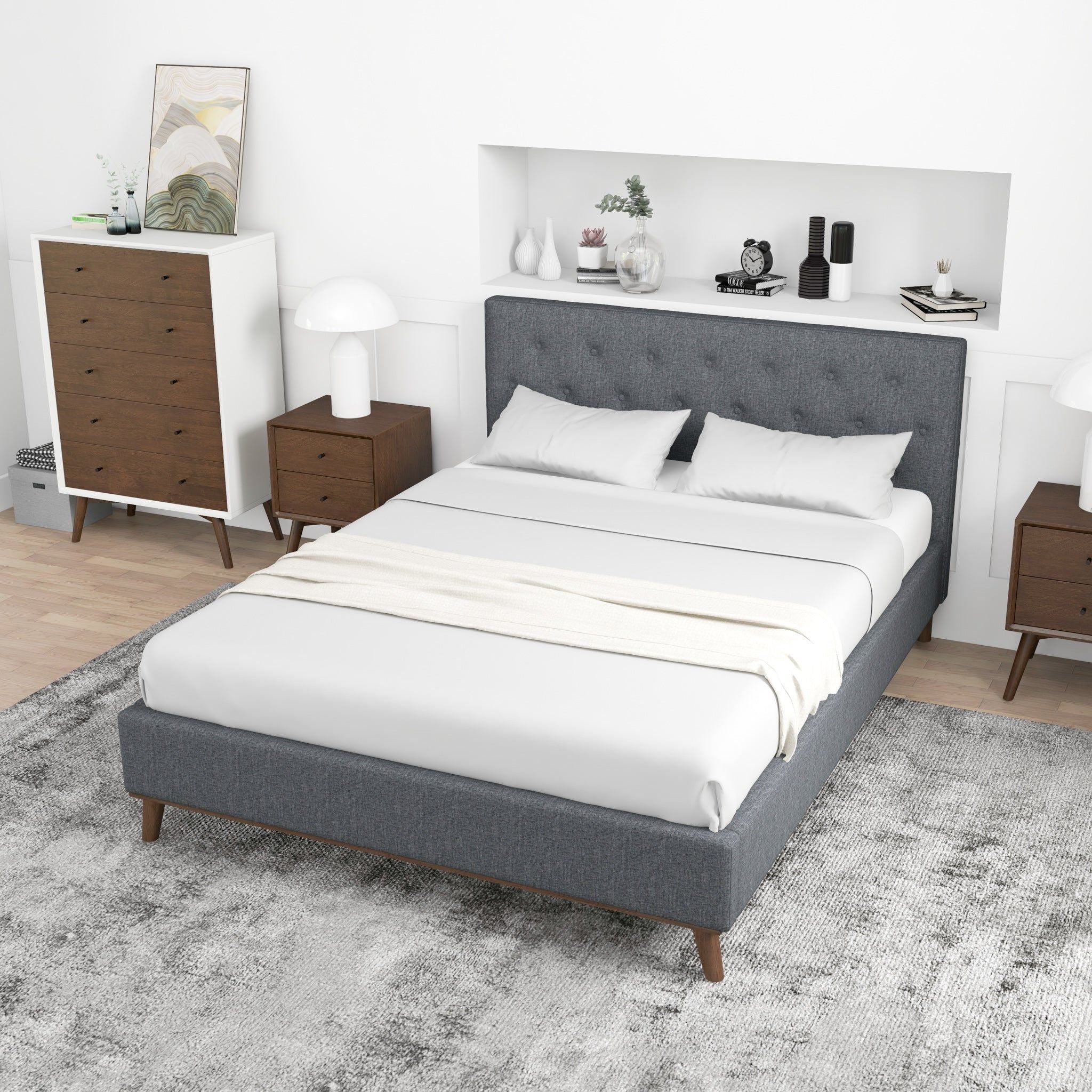 Graceville - Elegant Design Platform Bed