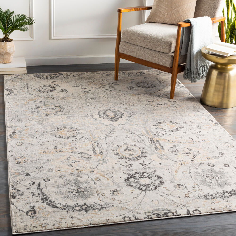Indigo Machine Woven Rug