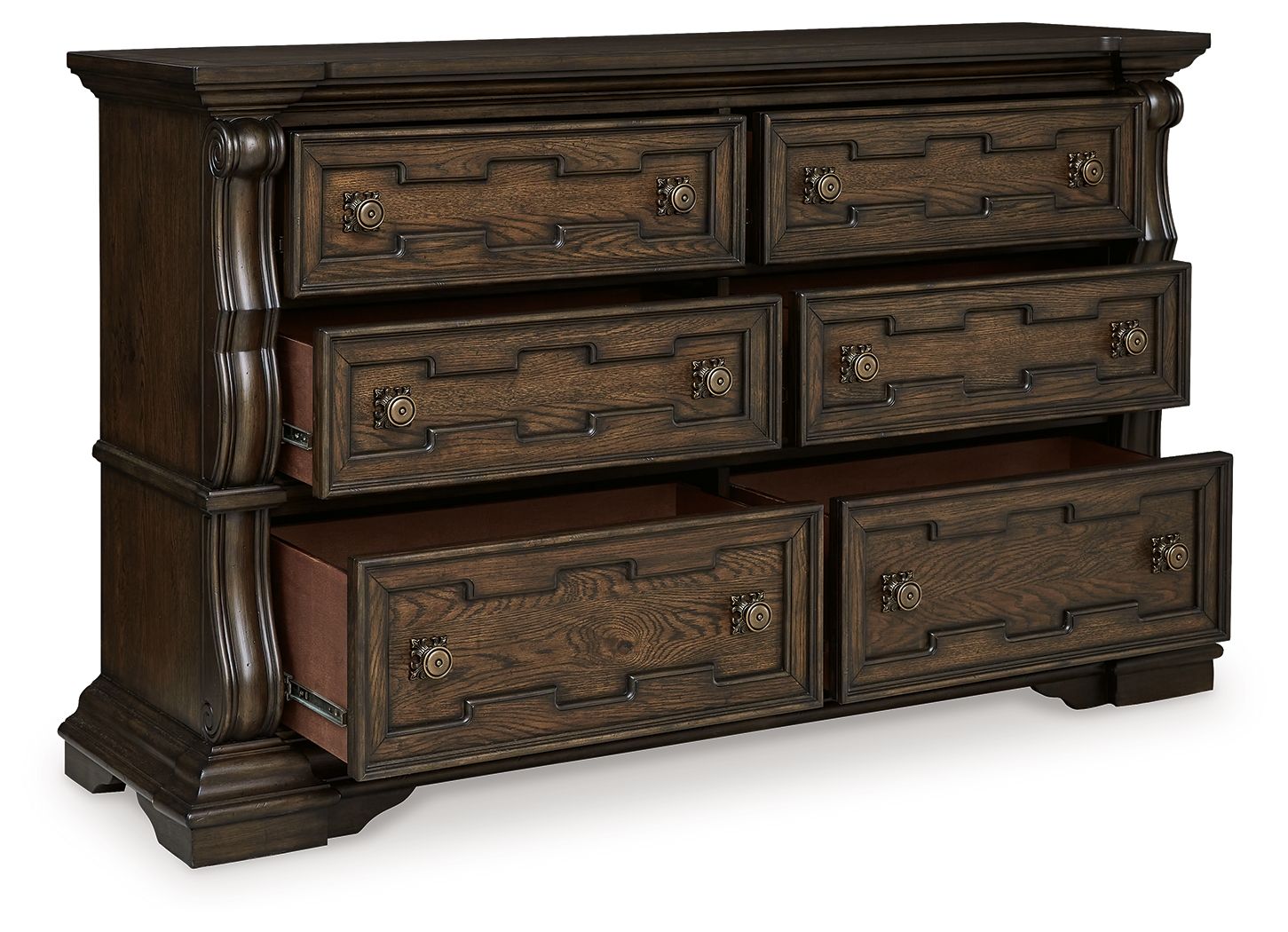 Signature Design by Ashley® Maylee - Dark Brown - Dresser | Meri Furniture