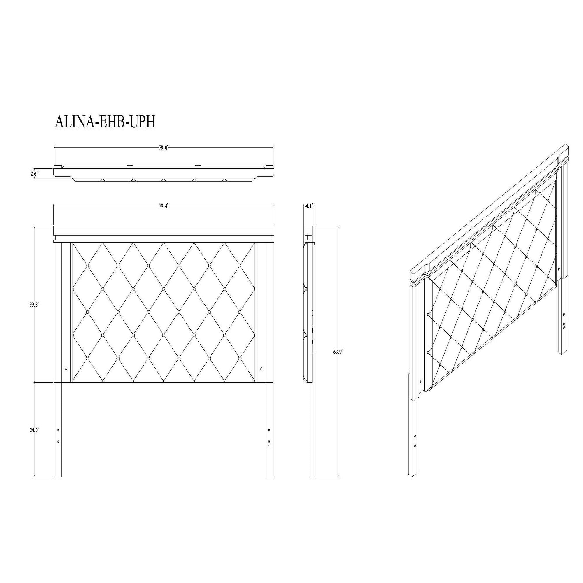 Adalid - Contemporary Bed With LED Lights