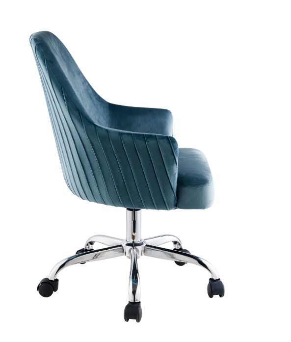 ACME Vorope - Office Chair - Blue Velvet | Meri Furniture