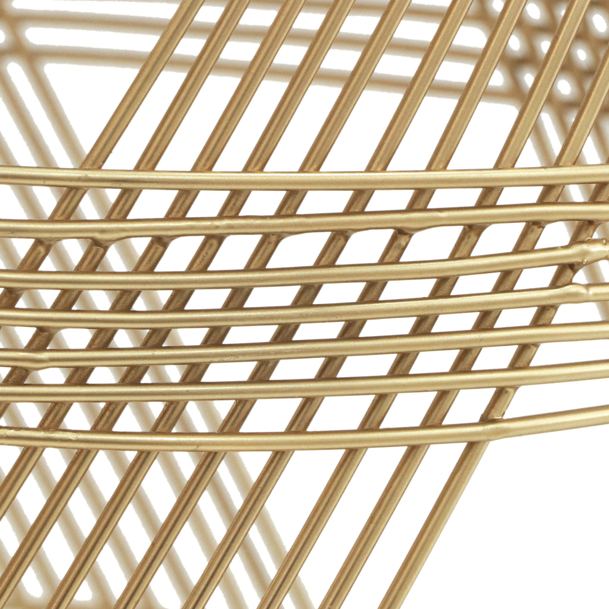 Round Table With Marble Top And Metal Base - Gold / Natural