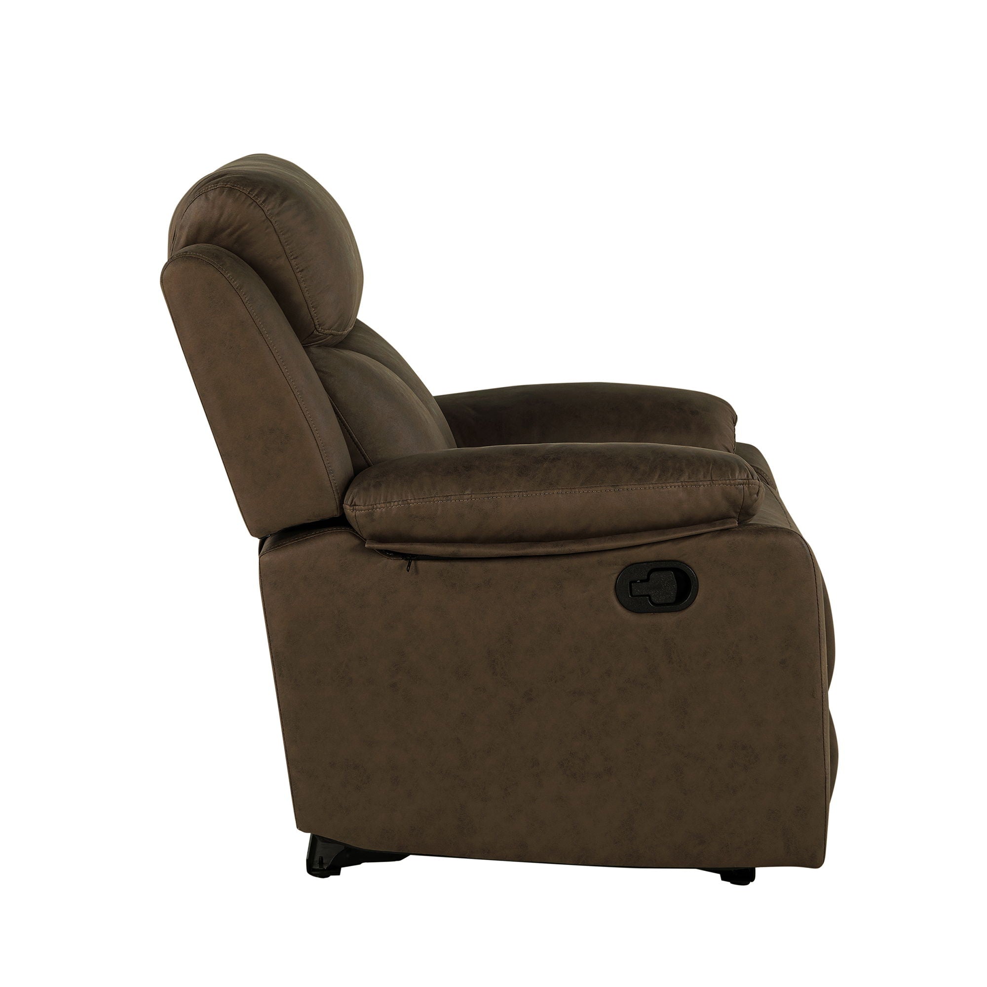 Brenda - Glider Recliner Chair With Manual Recline - Brown