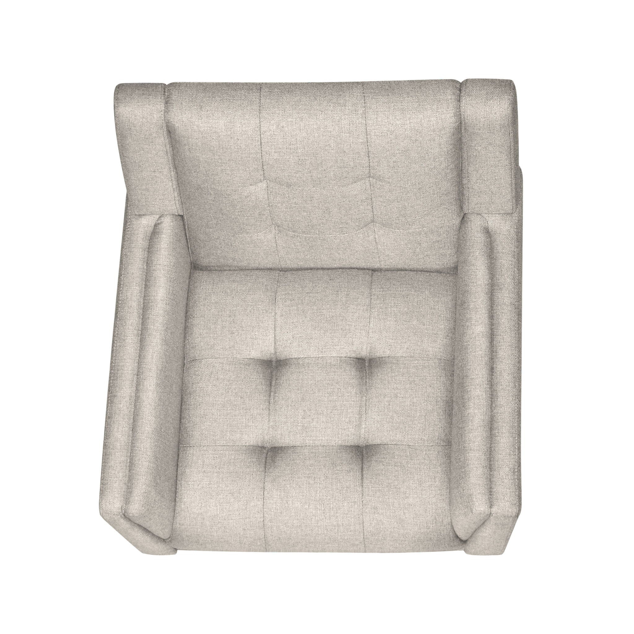 Luminaesque - Fabric Upholstered Armchair With Tufted Back