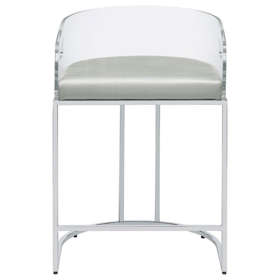 Coaster Fine Furniture Thermosolis - Clear Acrylic Chair (Set of 2) | Meri Furniture