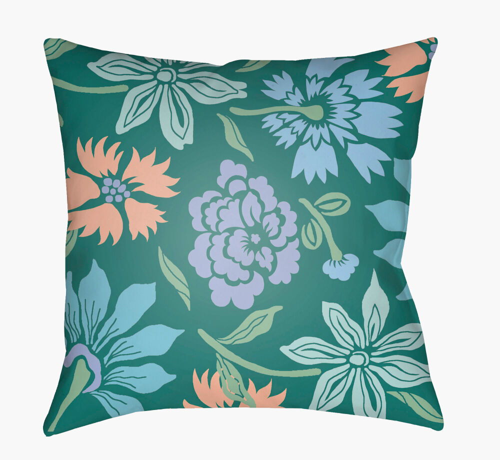 Moody Floral Pillow