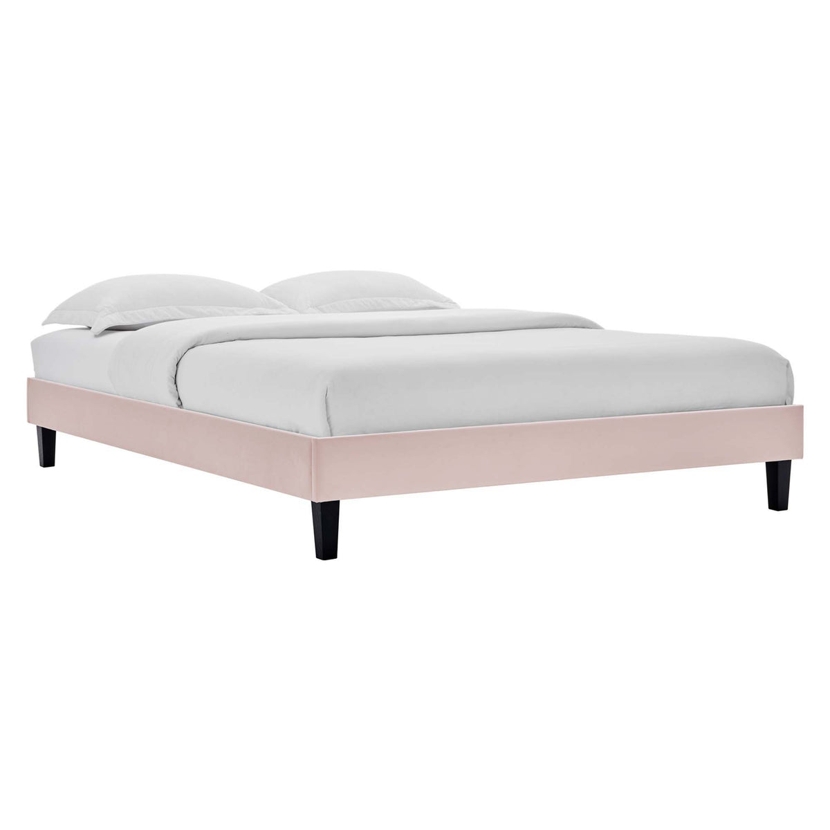 Reign Performance Velvet Twin Platform Bed Frame by Modway