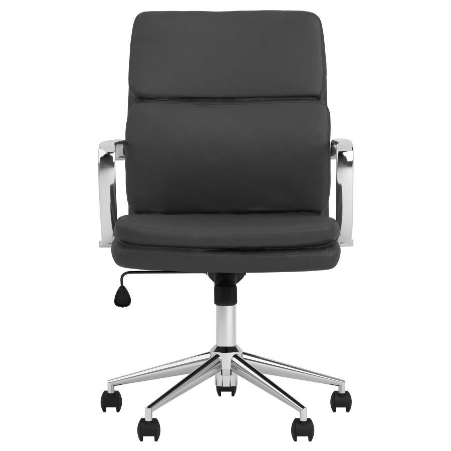 Coaster Fine Furniture Ximena - Upholstered Adjustable Mid Back Office Chair | Meri Furniture