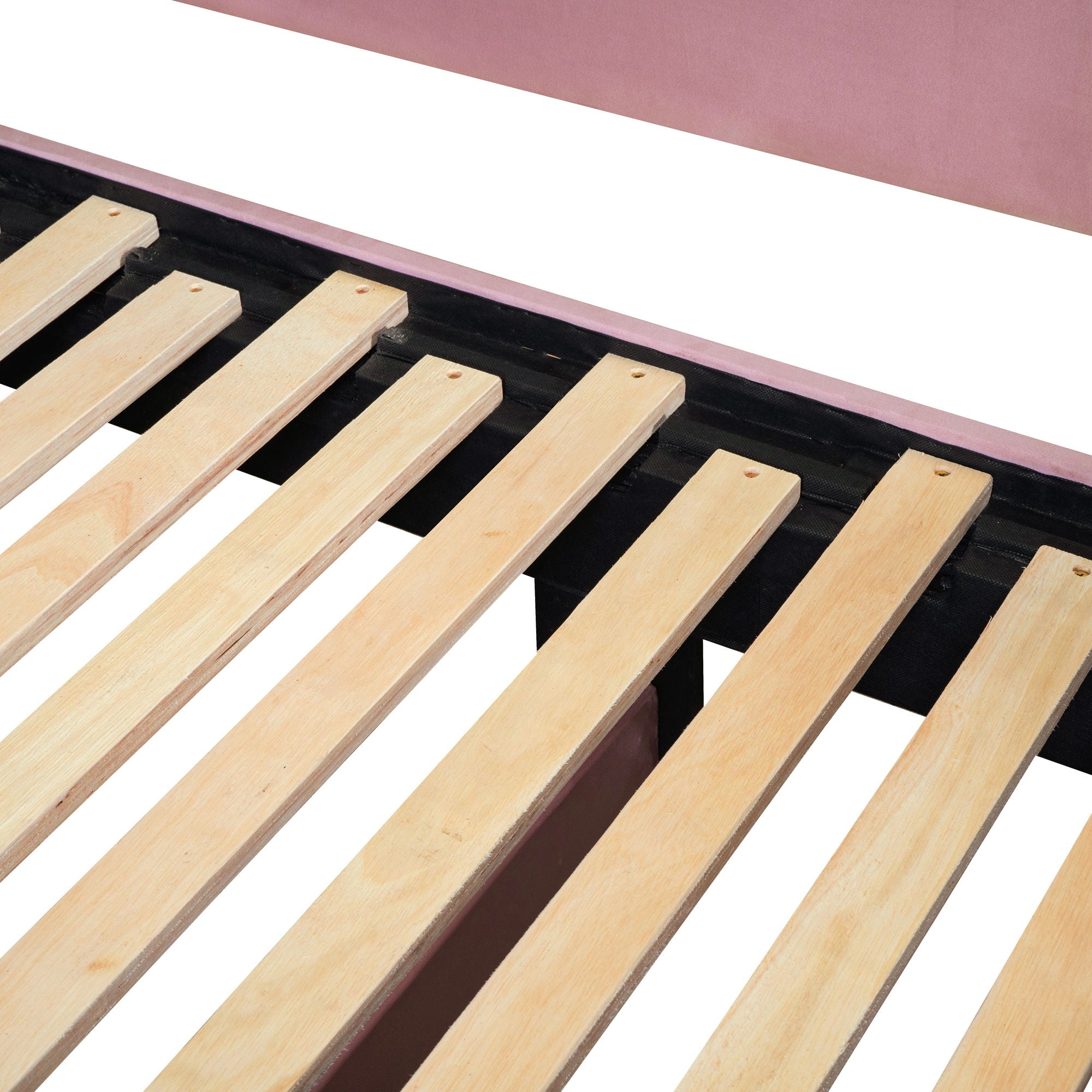 Upholstered Daybed With Cloud-Shaped Backrest, Trundle & 2 Drawers And USB Ports