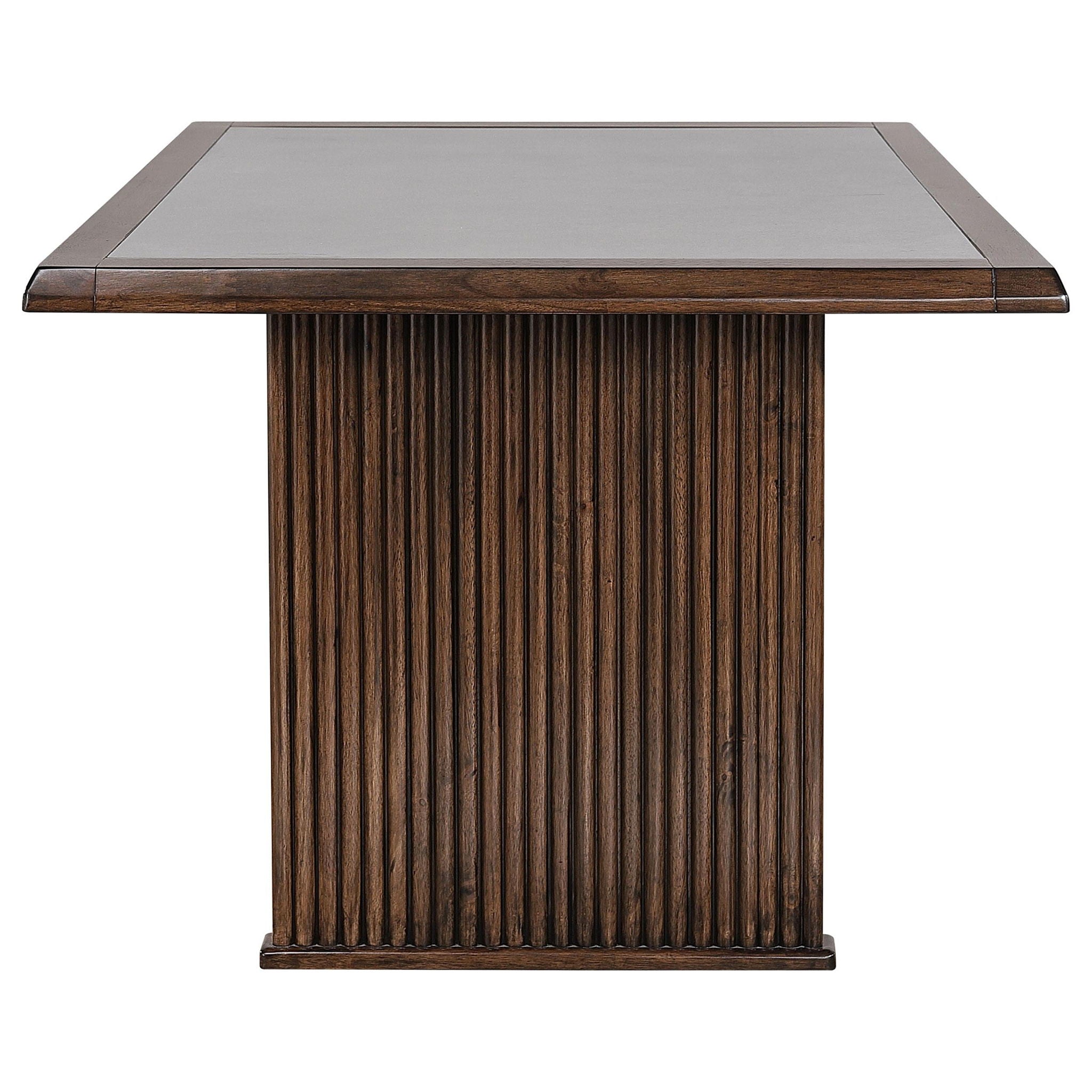Sherwood 7-piece Rectangular Dining Table Set Brown