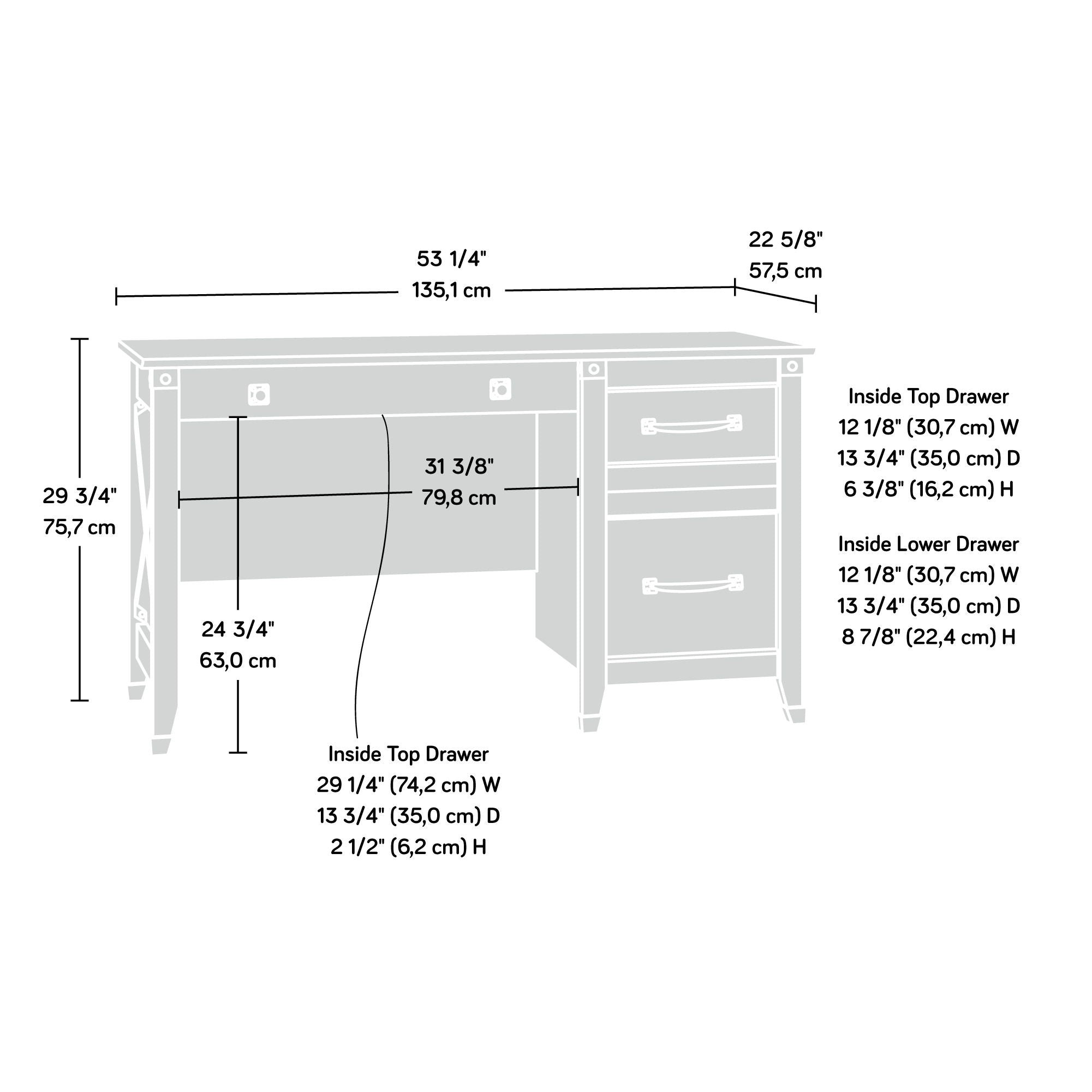 Carson Forge Single Ped Desk