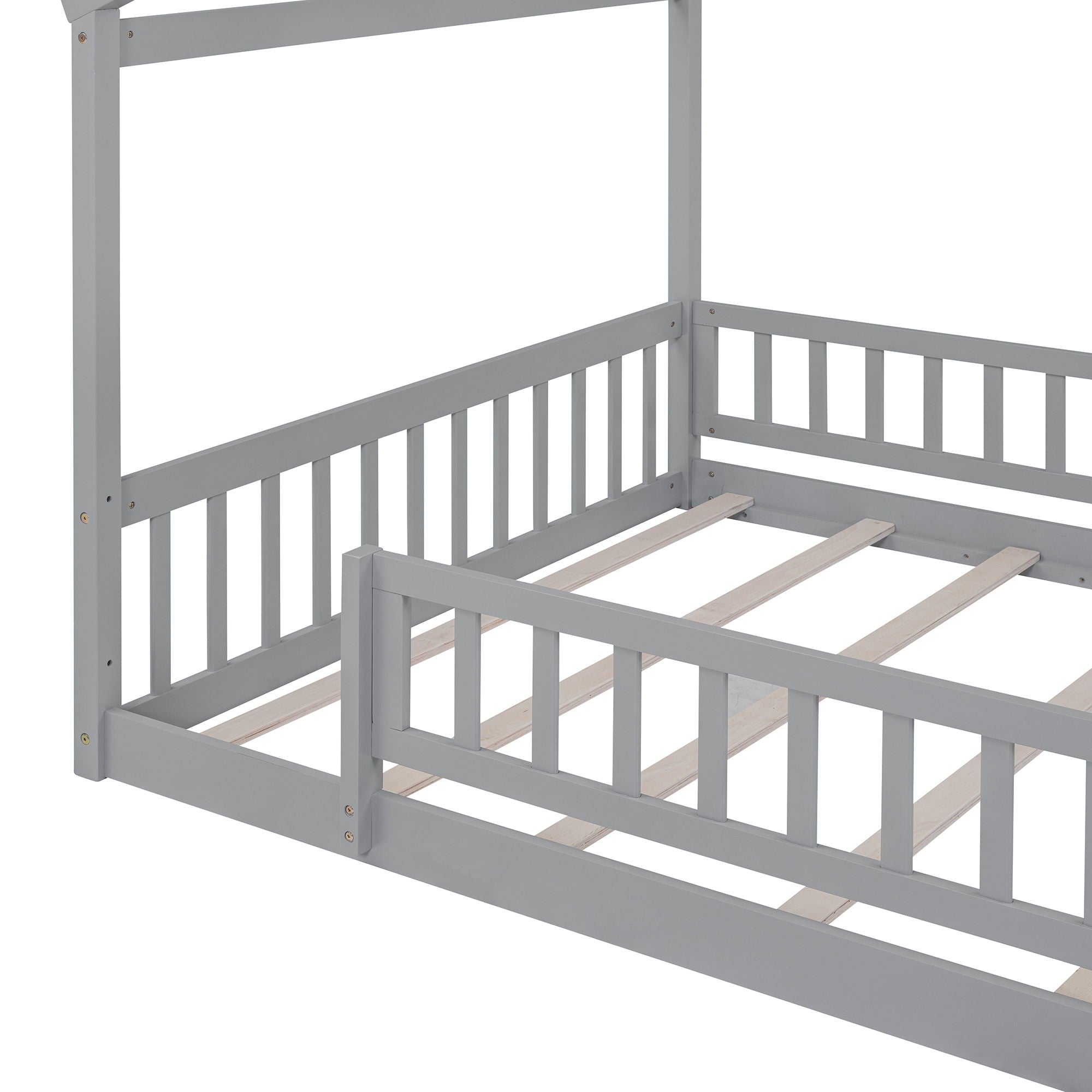 Bed House Bed Frame With Fence