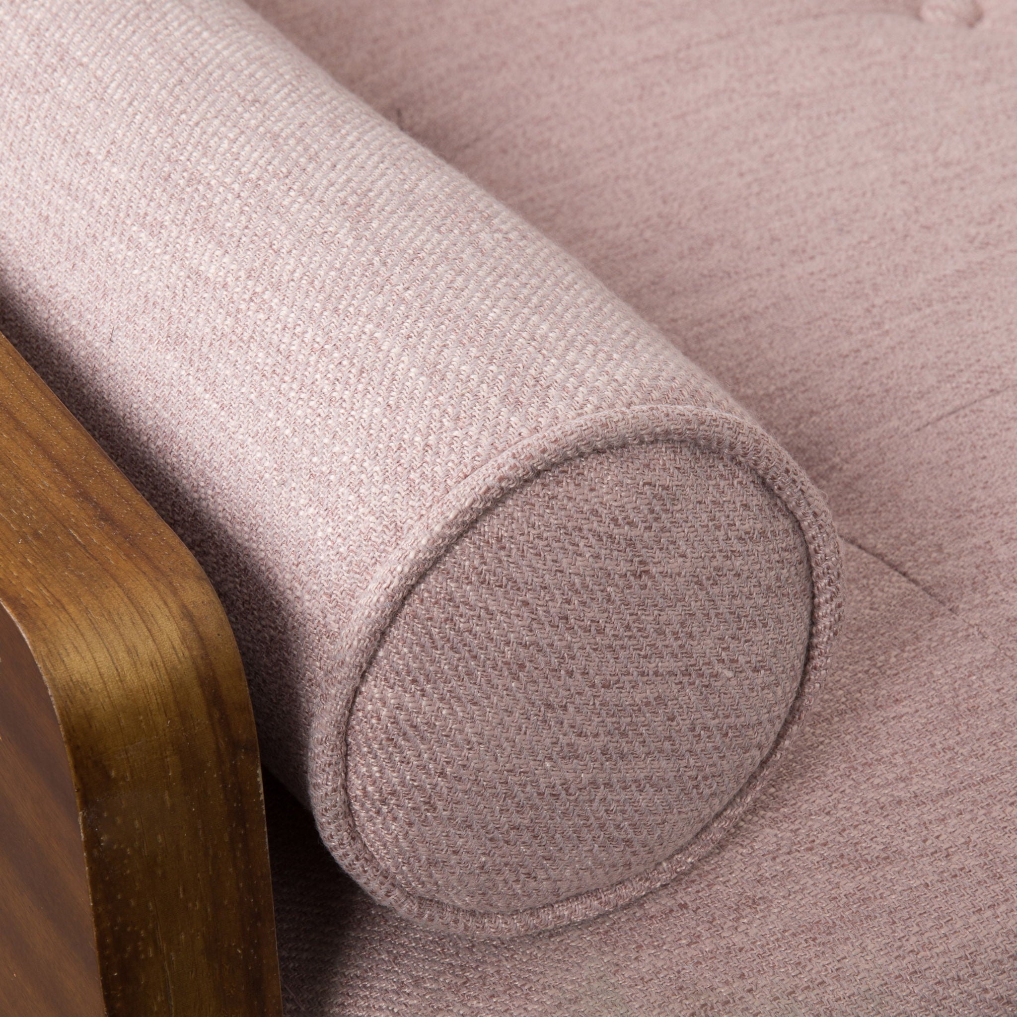 Aidan - Mid Century Modern Tufted Fabric Sofa