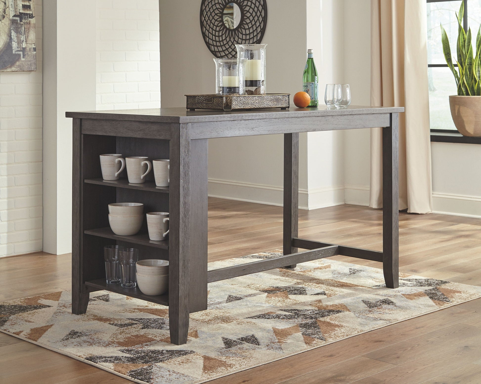 Signature Design by Ashley® Caitbrook - Rectangular Counter Table Set | Meri Furniture