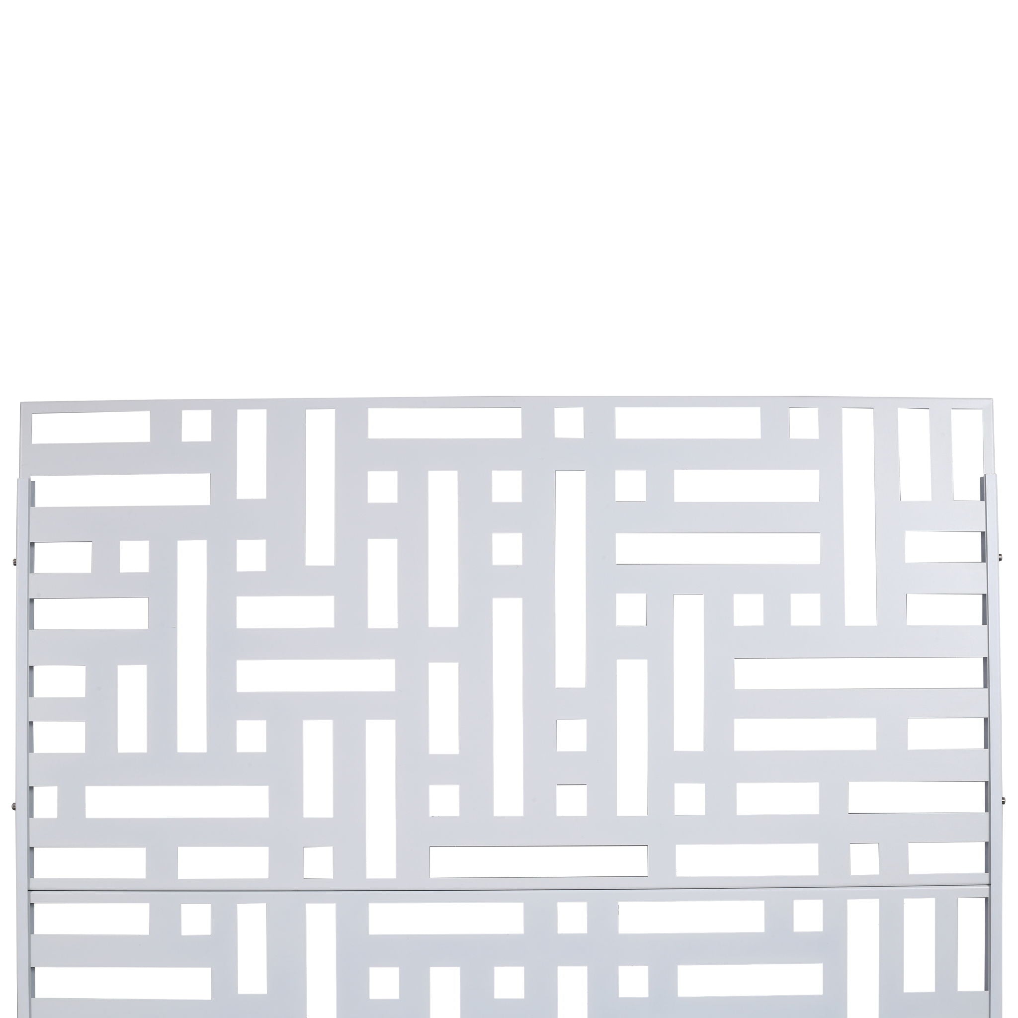 Decorative Freestanding Metal Privacy Screen For Indoor & Outdoor Use