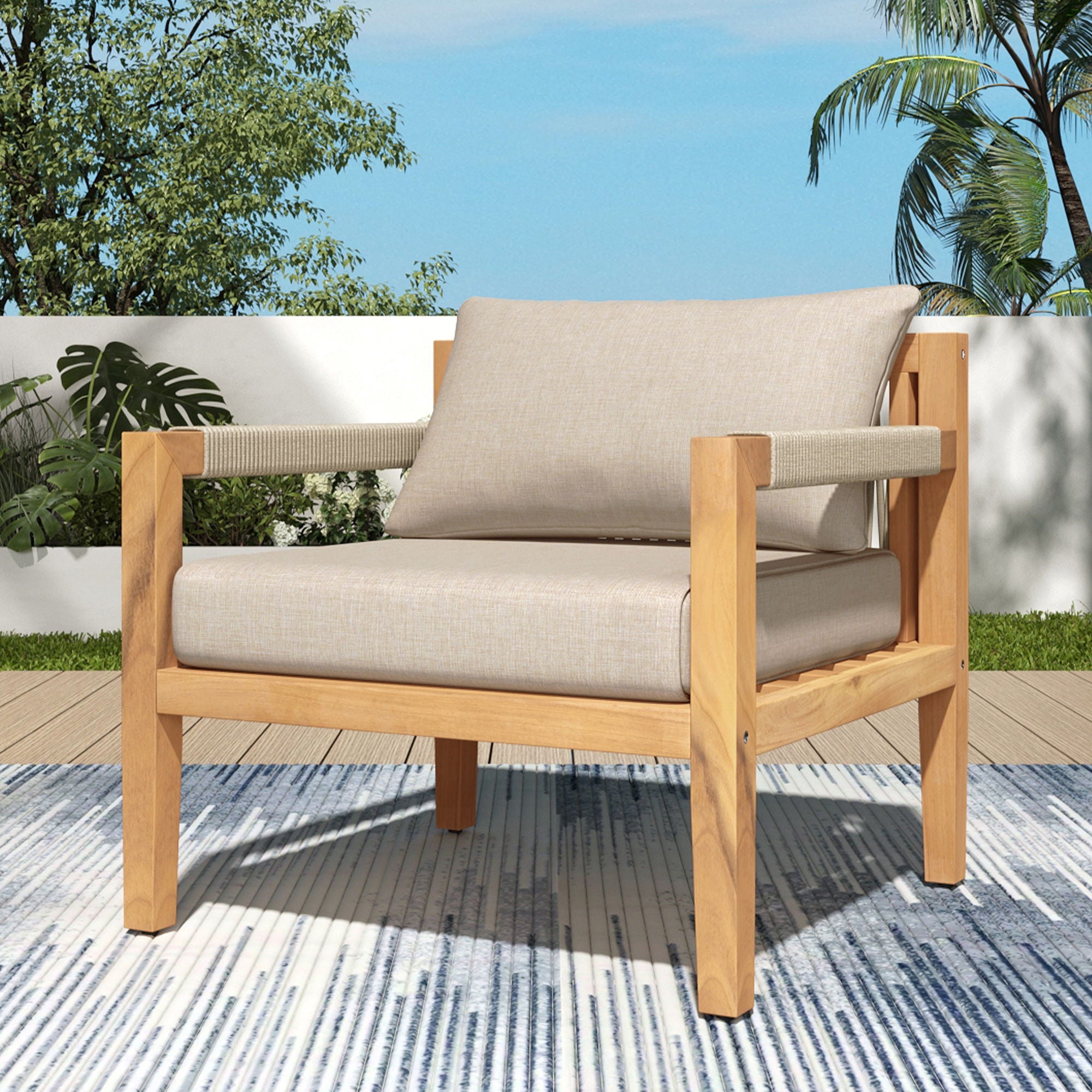 Outdoor Leisure Chair, Comfortable & Versatile For Any Patio