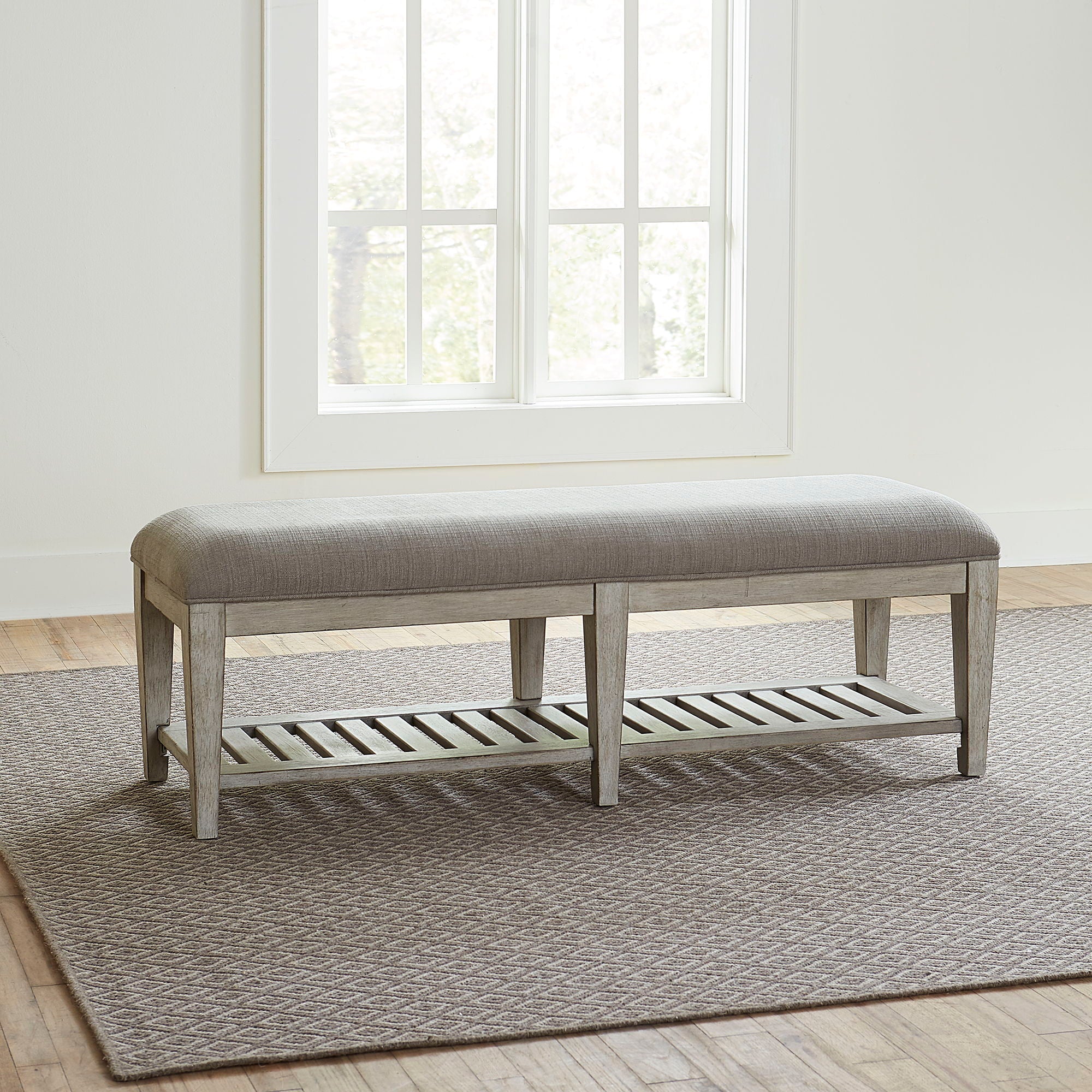 Liberty Furniture Heartland - Bed Bench - White | Meri Furniture