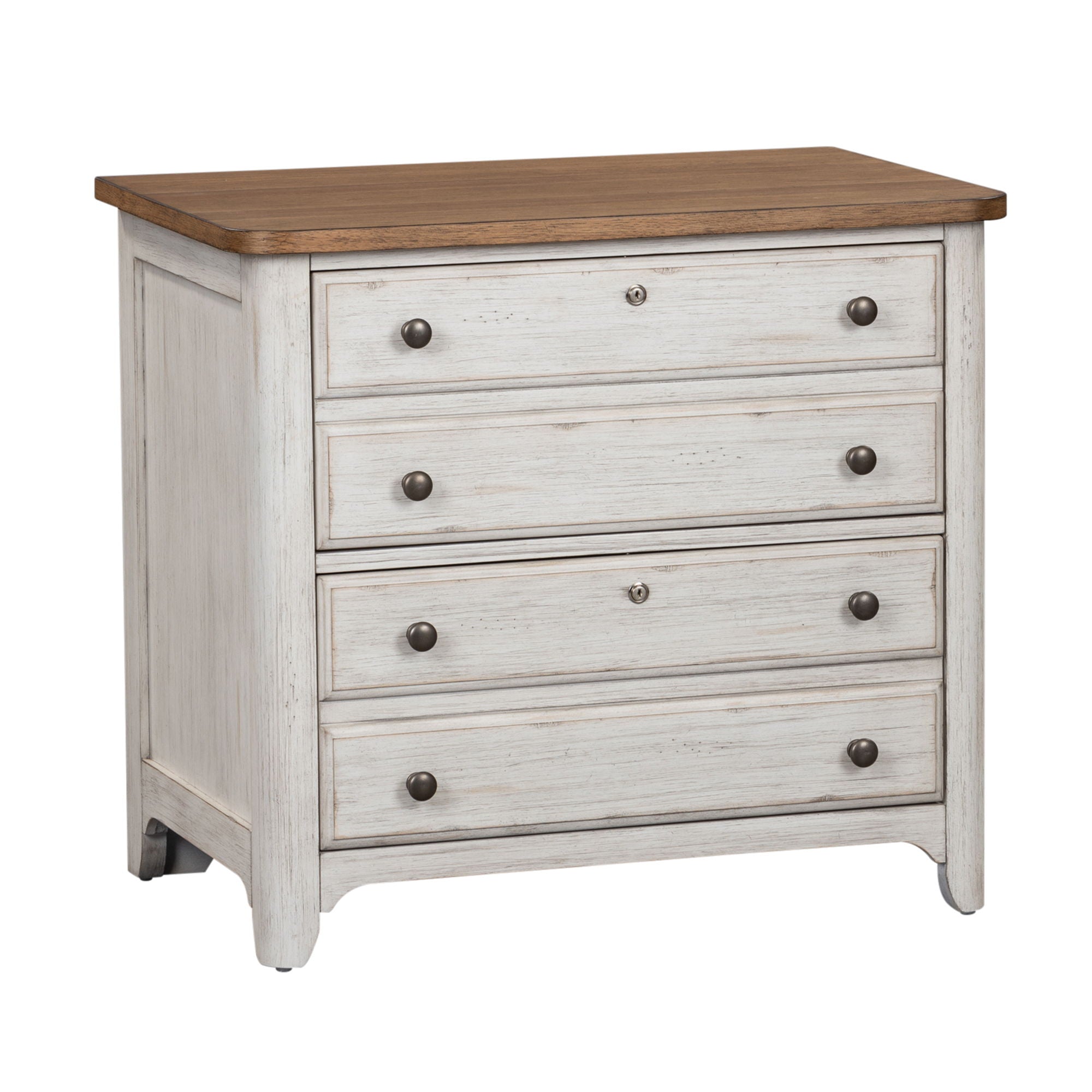 Liberty Furniture Farmhouse Reimagined - Lateral File - White | Meri Furniture