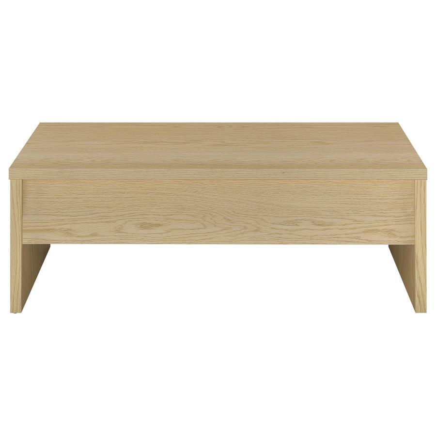 Canoga - Engineered Wood Lift Top Coffee Table - Light Oak
