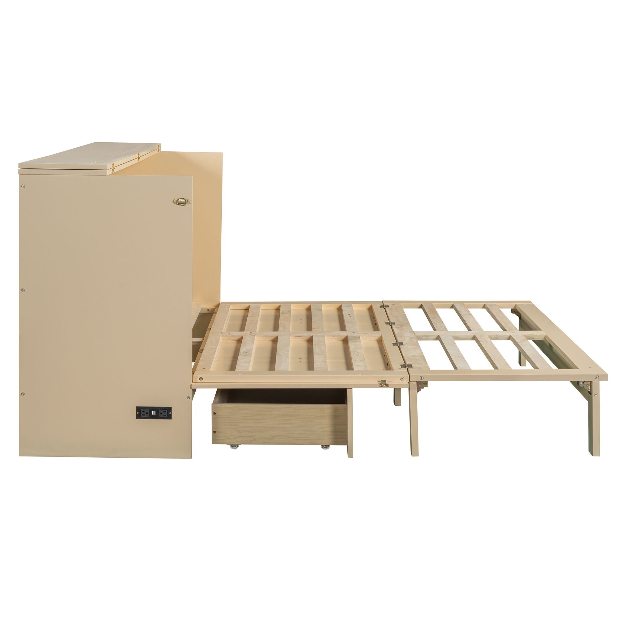 Murphy Bed With Large Drawers