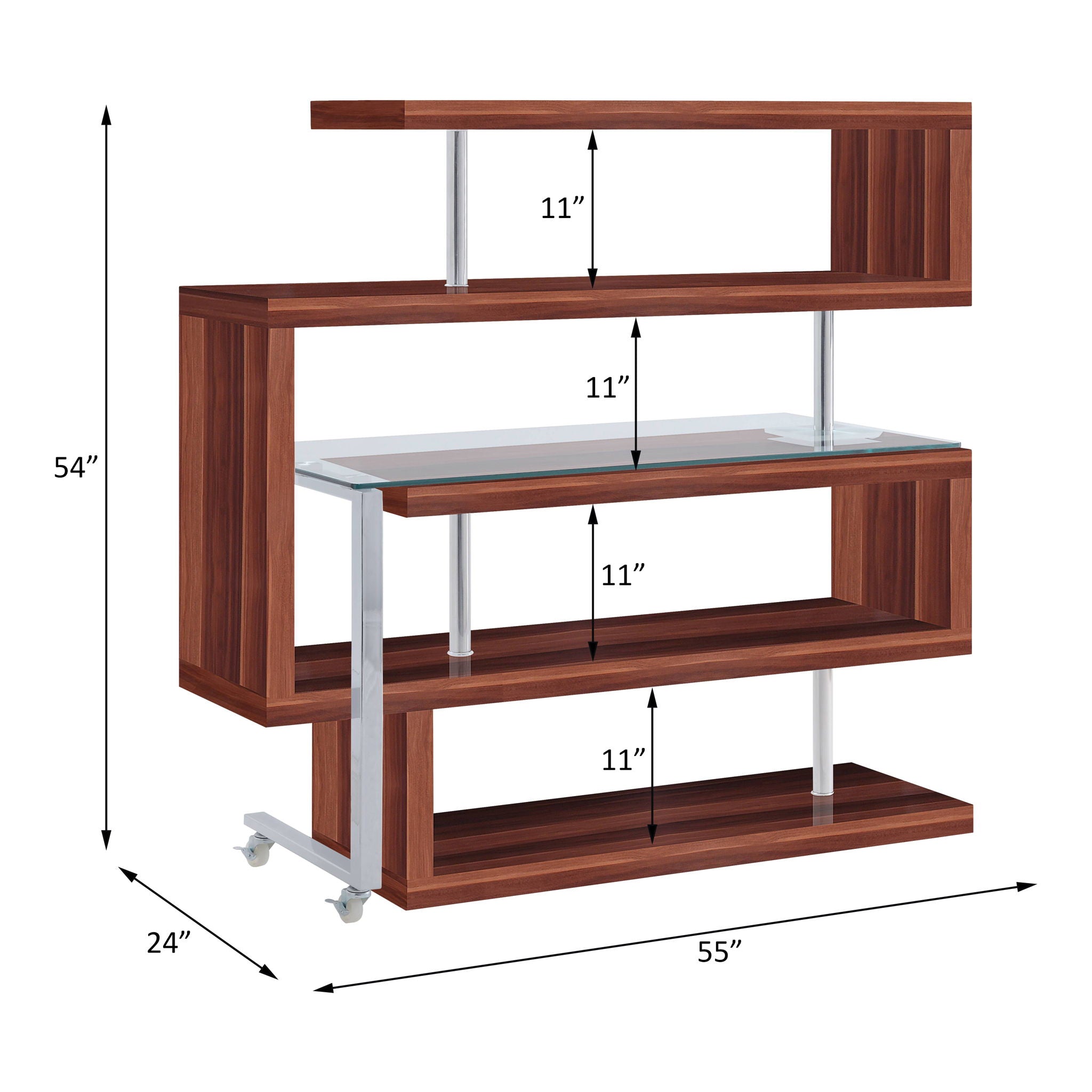 Buck II - Writing Desk With Bookshelf