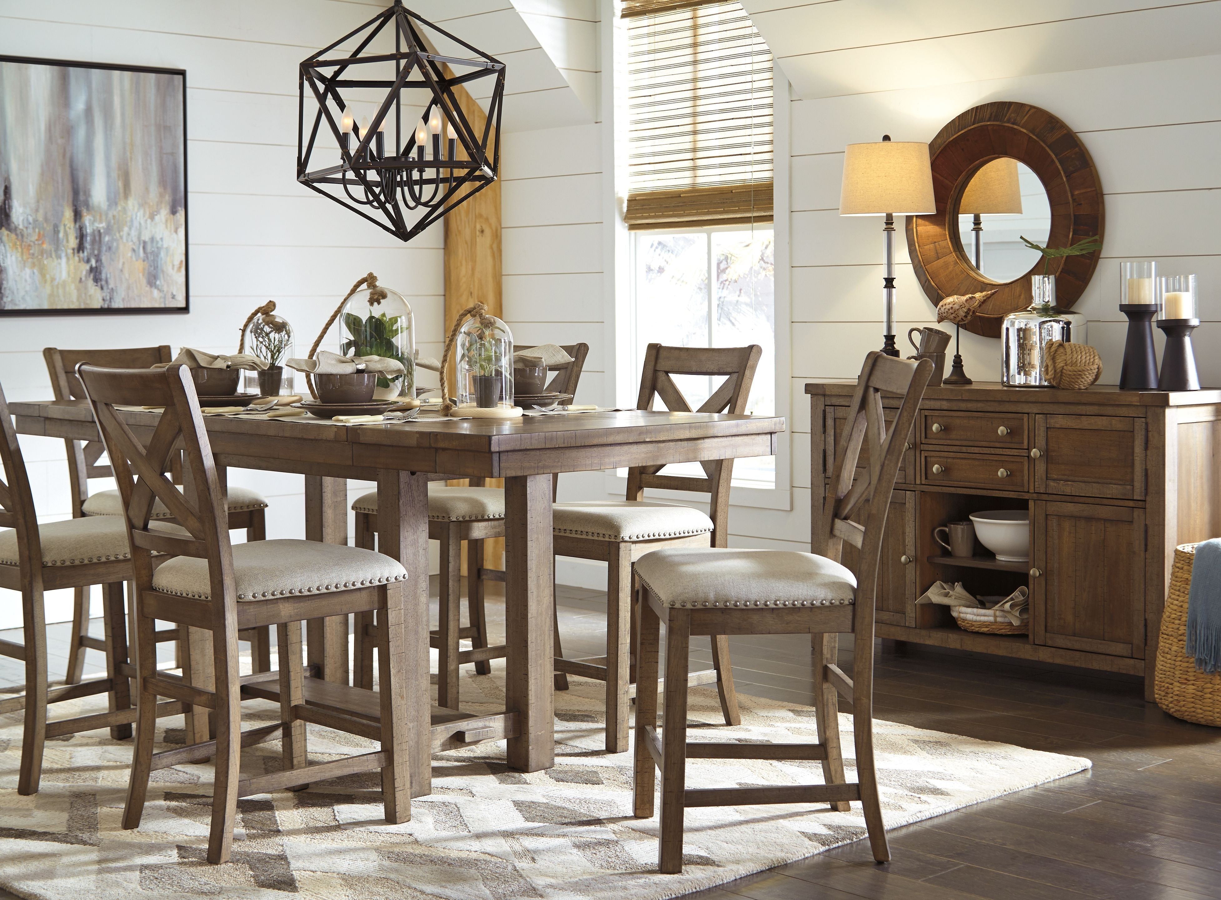Ashley Furniture Moriville - Grayish Brown - Dining Room Server | Meri Furniture