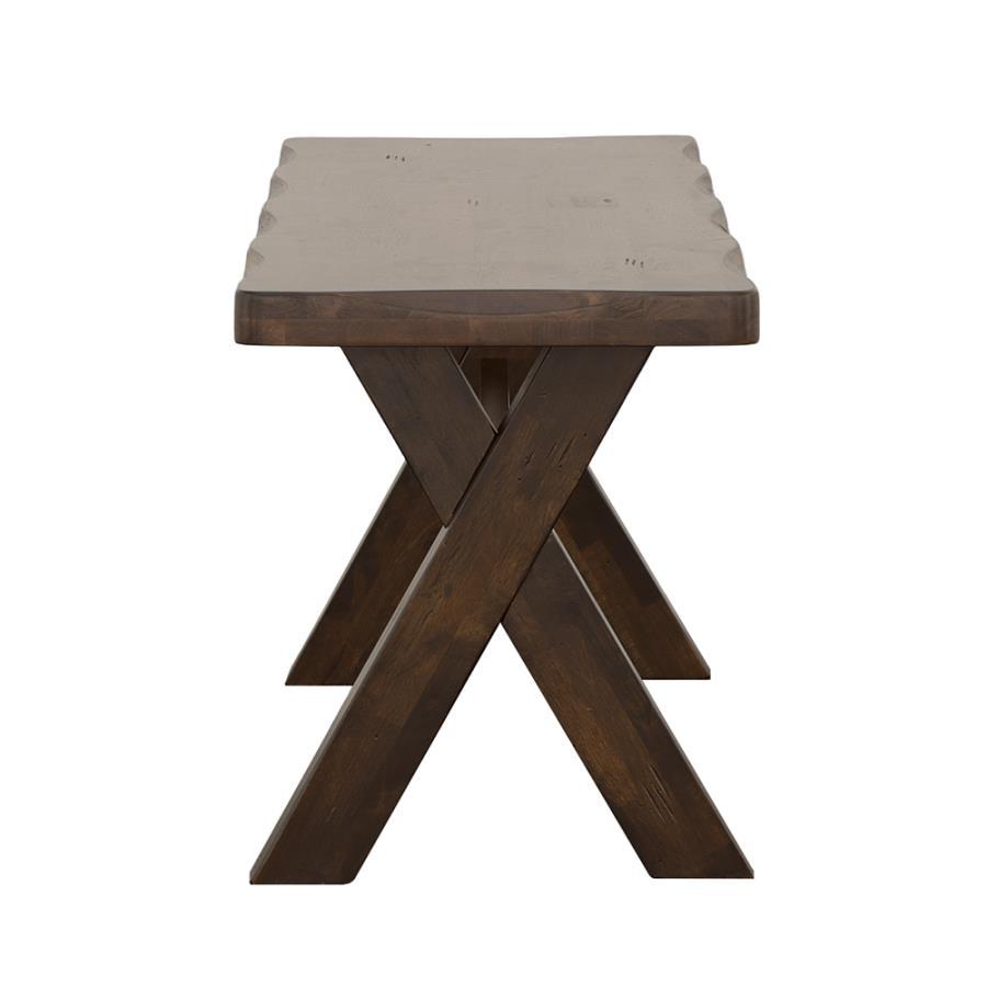Coaster Fine Furniture Alston - Wood Dining Bench - Knotty Nutmeg | Meri Furniture